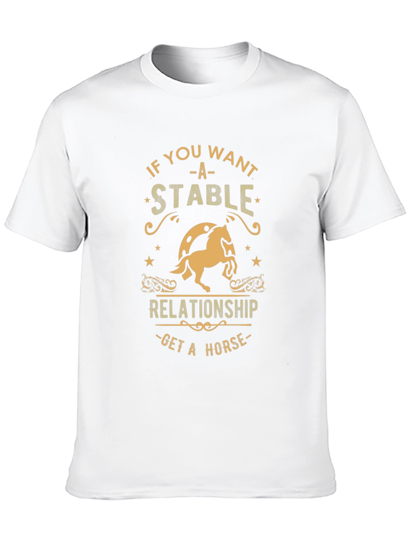 Stable Relationship Horse Graphic T-Shirt