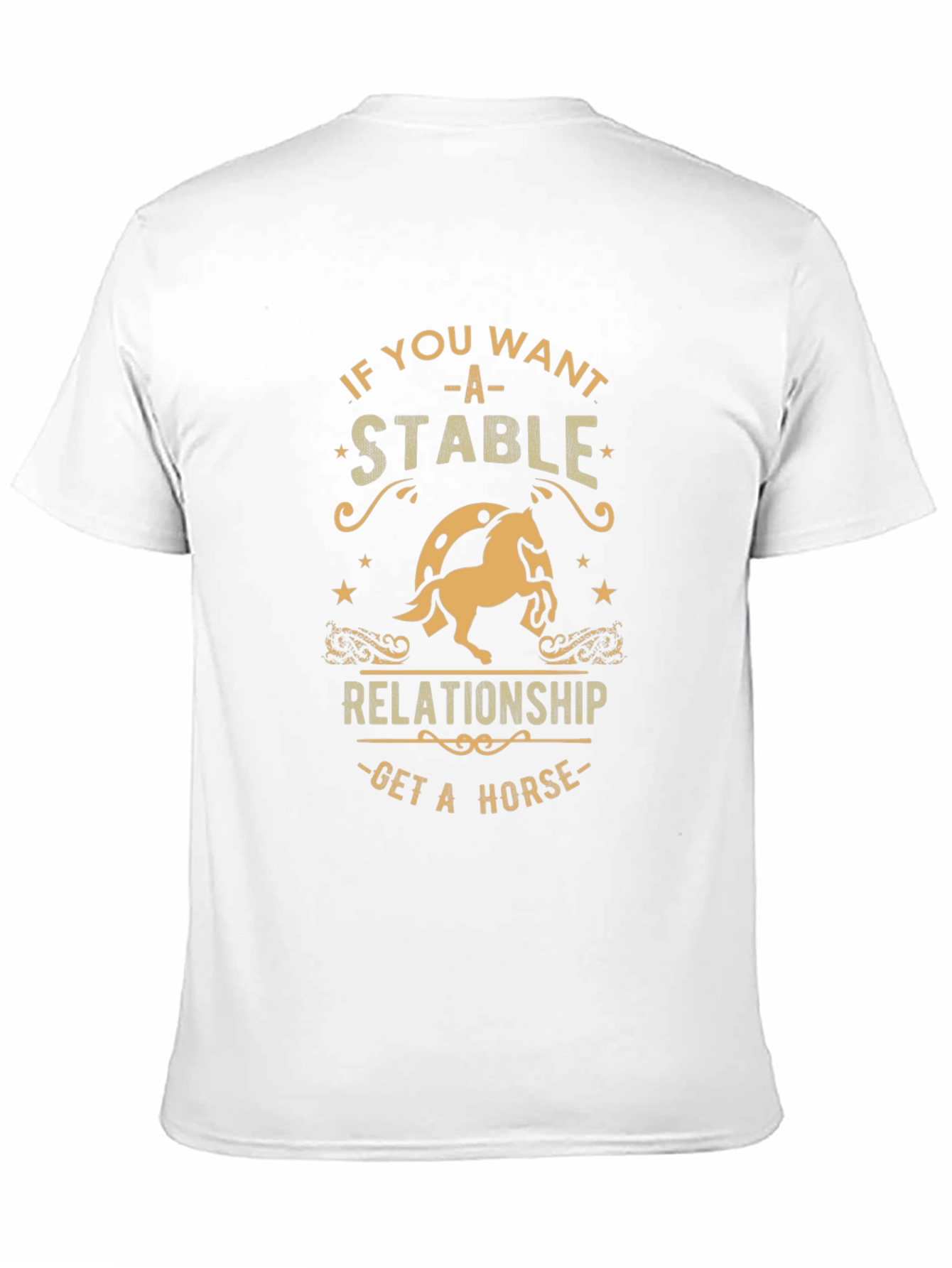 Stable Relationship Horse Graphic T-Shirt