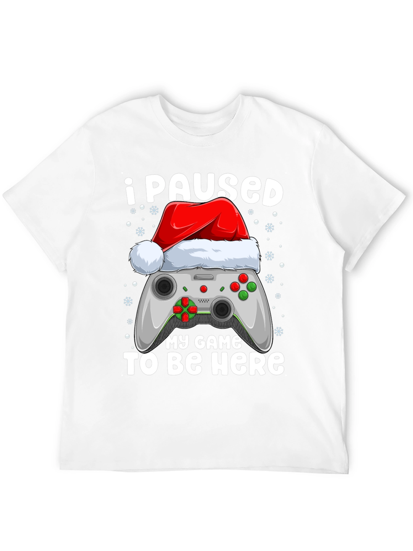 I Paused My Game Christmas T-Shirt