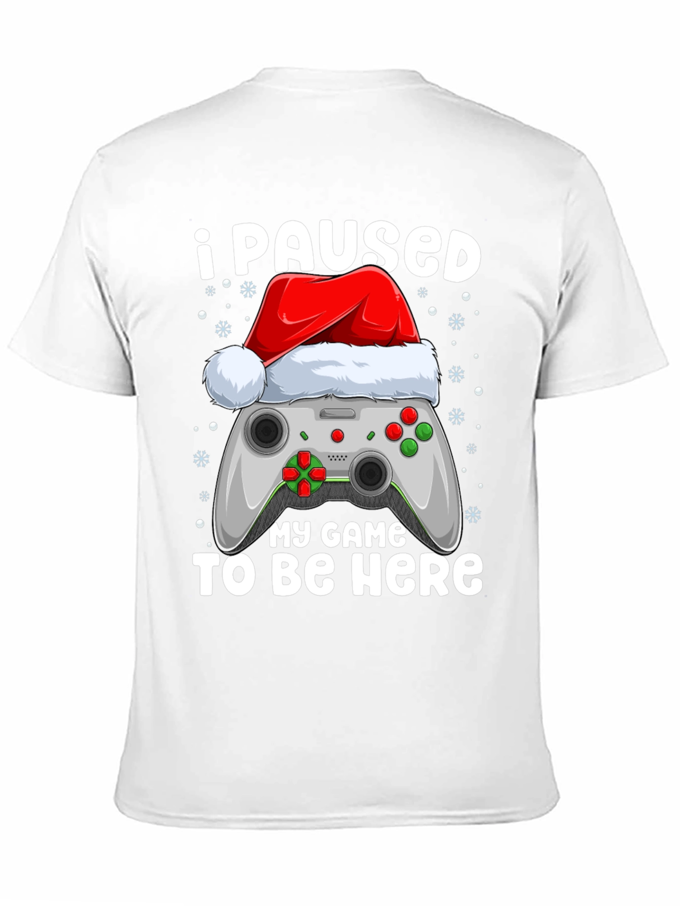 I Paused My Game Christmas T-Shirt