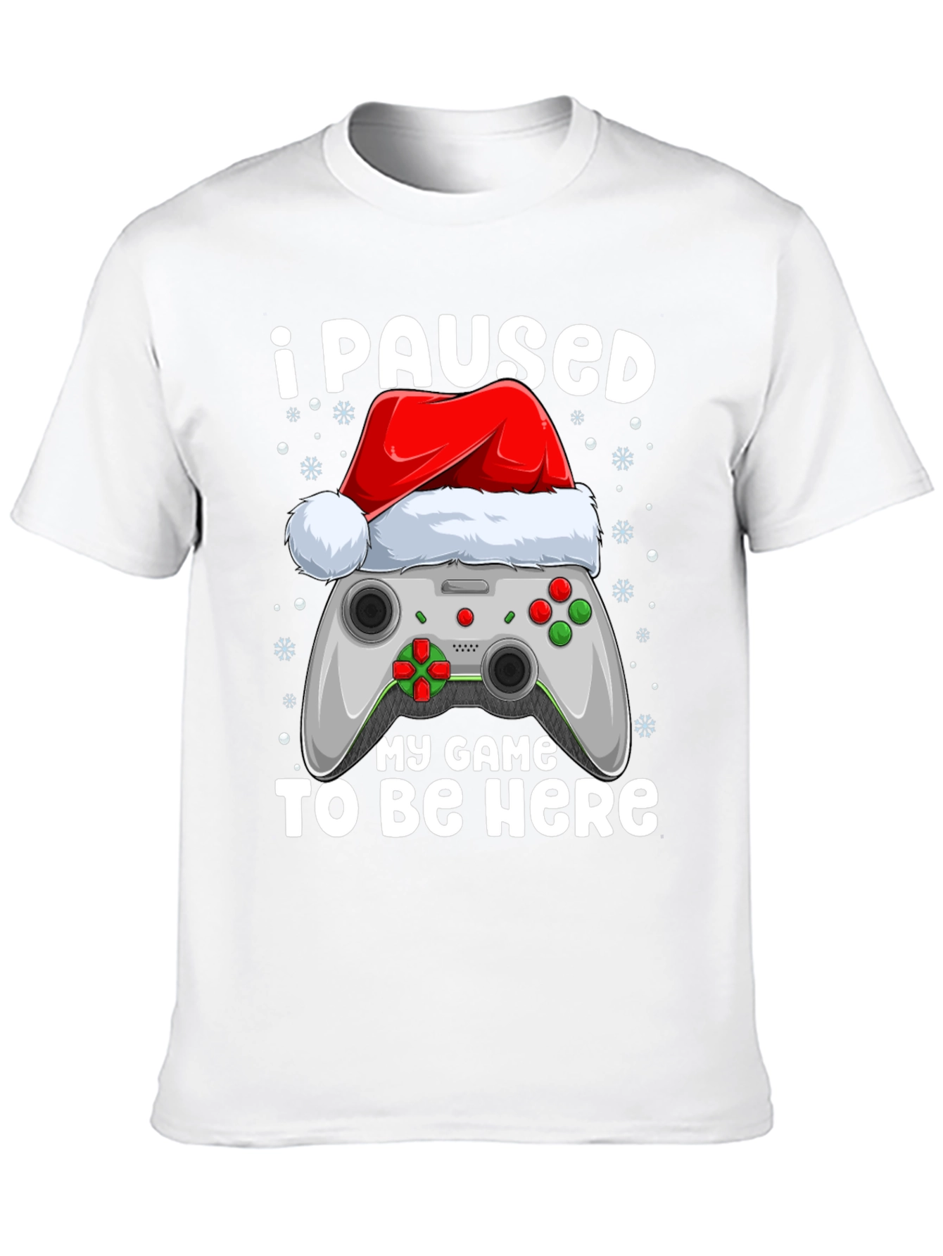 I Paused My Game Christmas T-Shirt