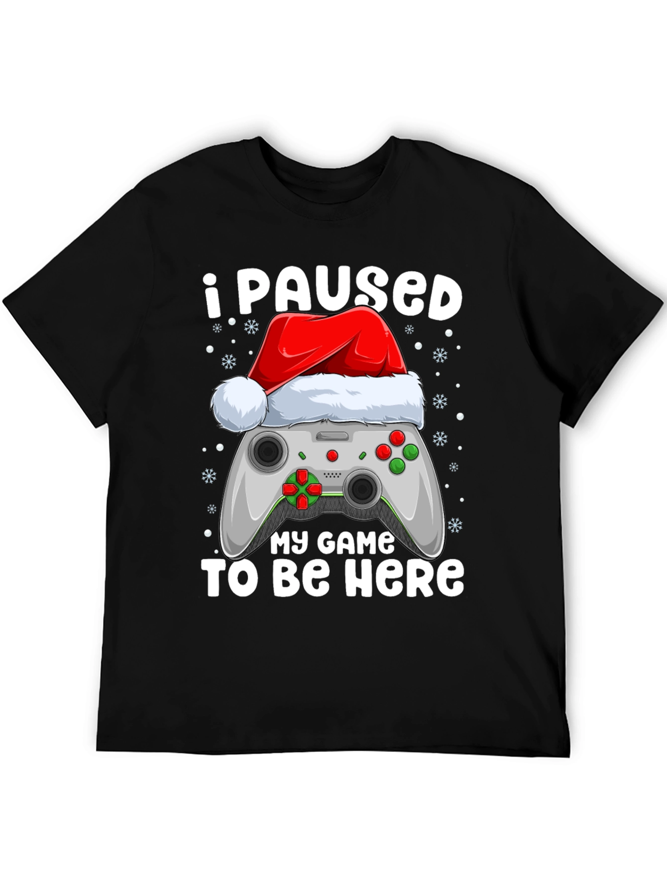 I Paused My Game Christmas T-Shirt
