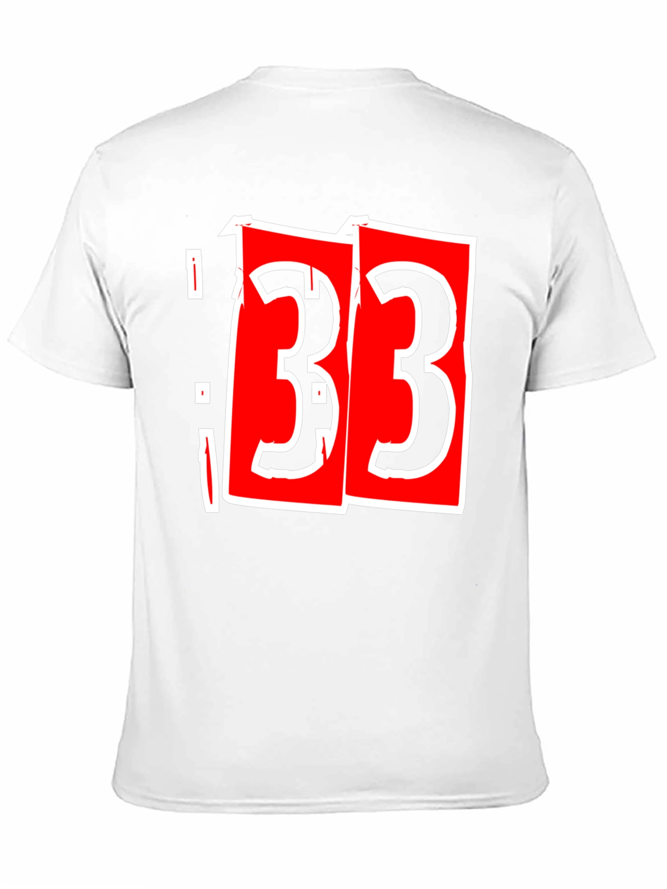 Bold 33 Graphic T-Shirt - Black Cotton Tee