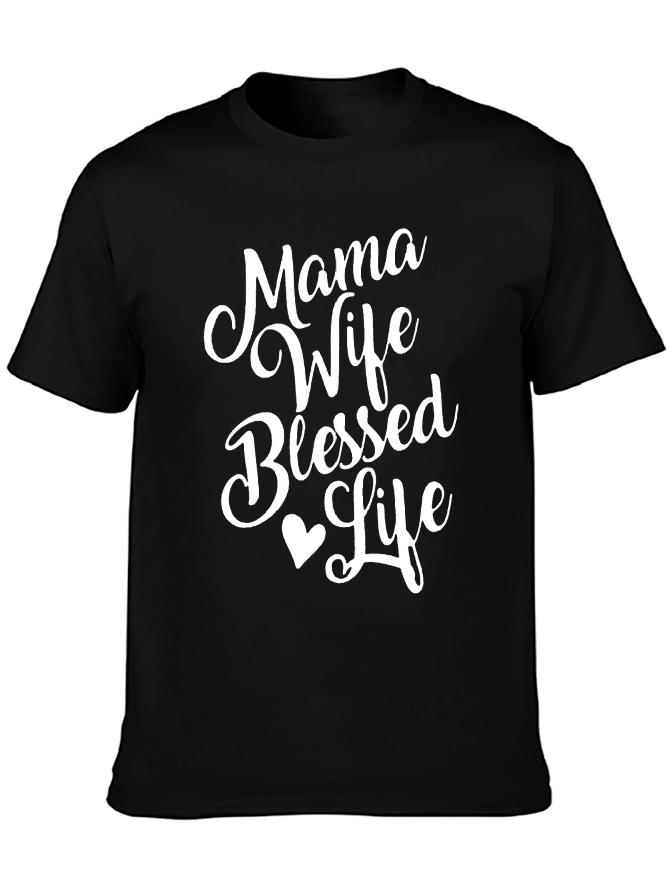 Mama Wife Blessed Life Graphic Tee