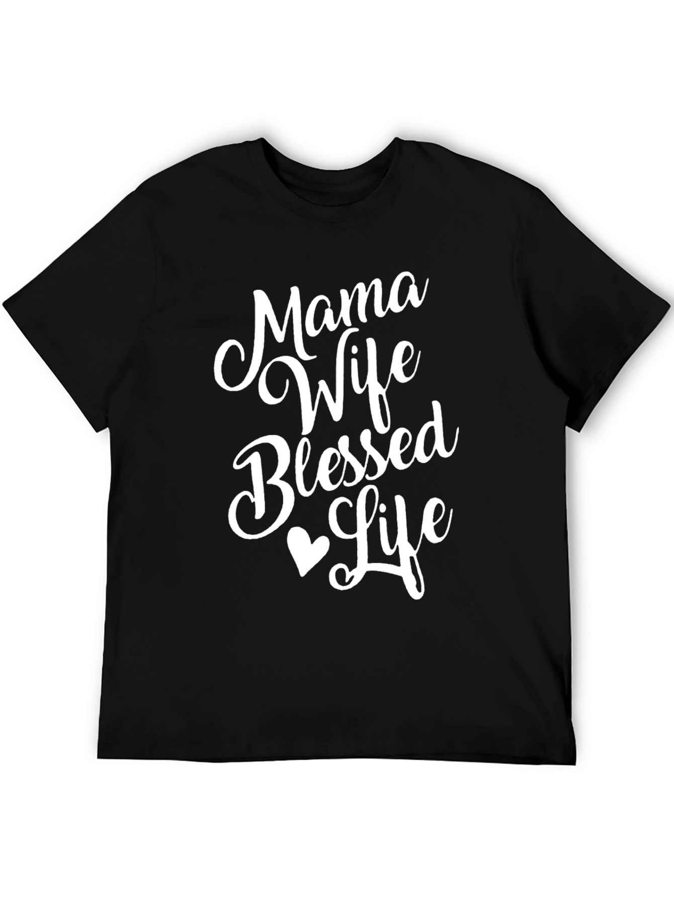 Mama Wife Blessed Life Graphic Tee