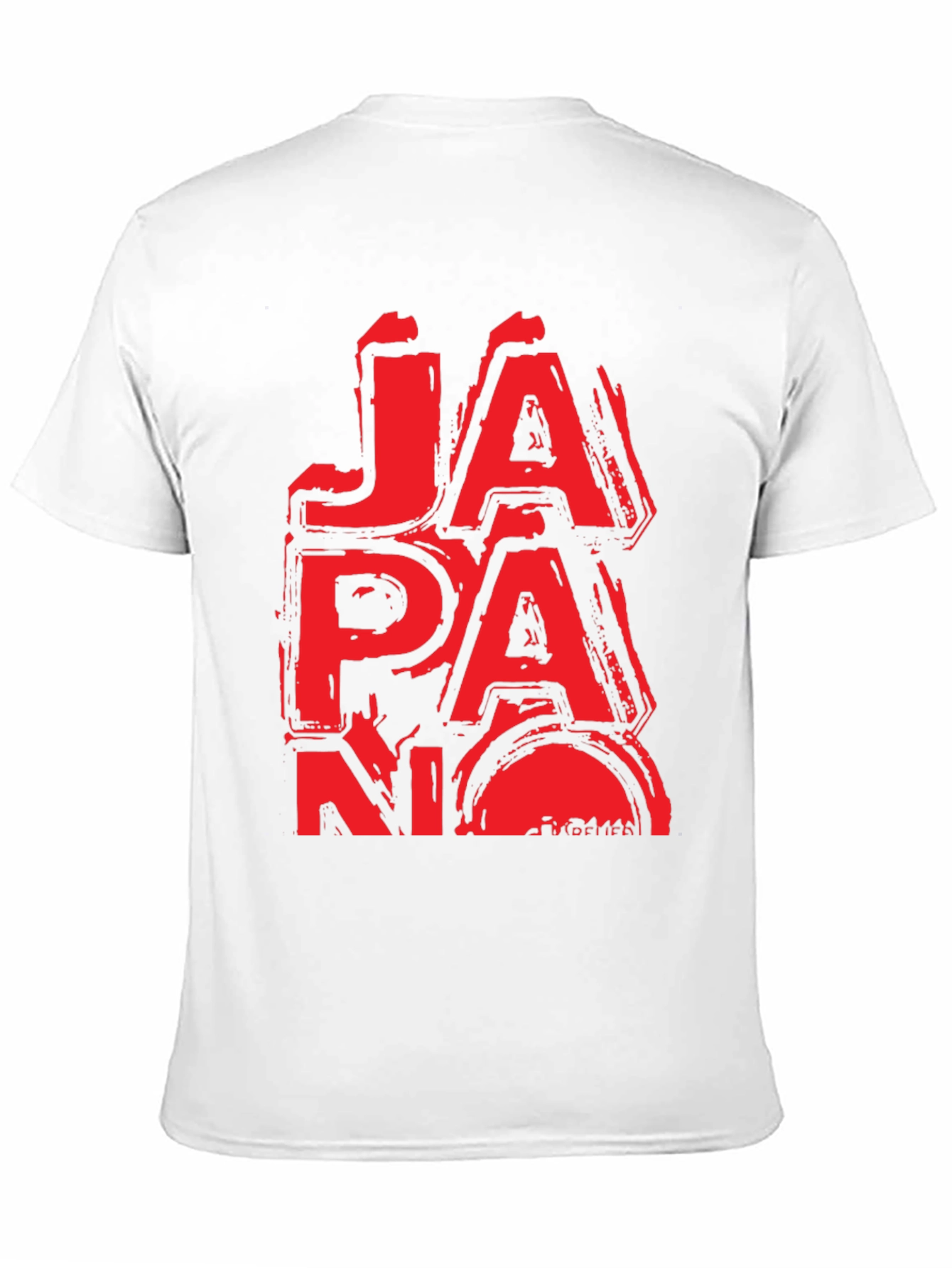 Red Japan Graphic T-Shirt - Grunge Style