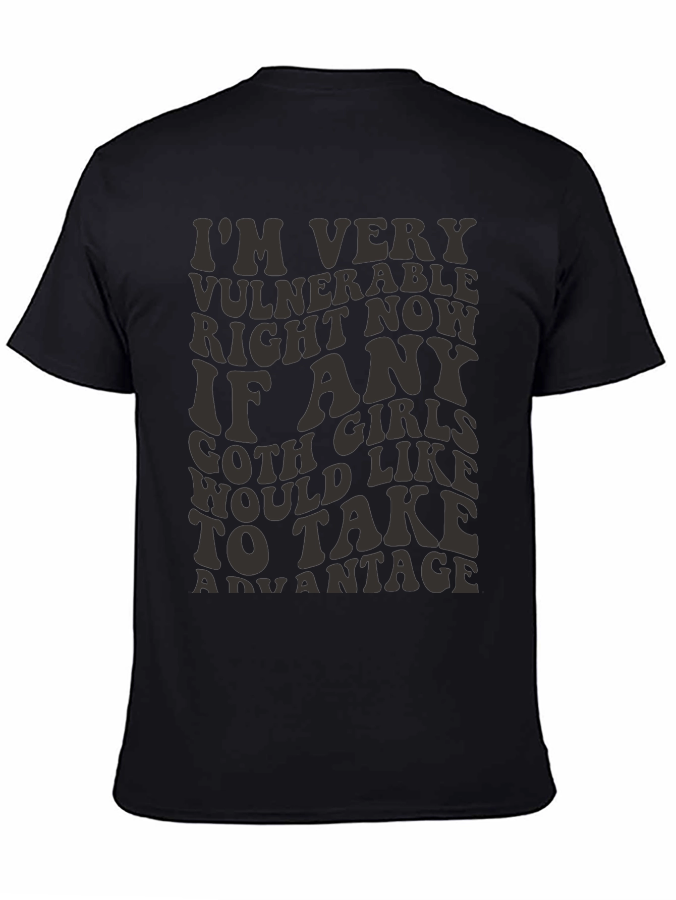 Vulnerable Goth Girls T-Shirt - Funny Graphic Tee