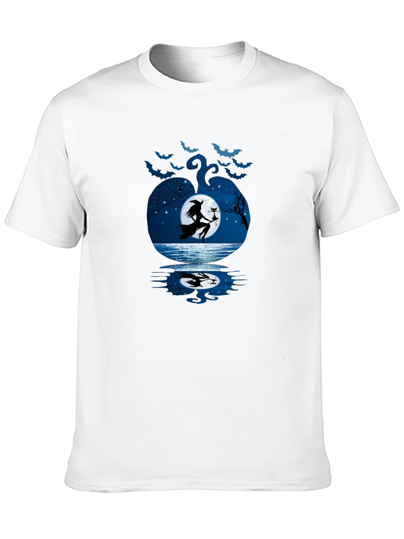 Halloween Witch & Cat T-Shirt