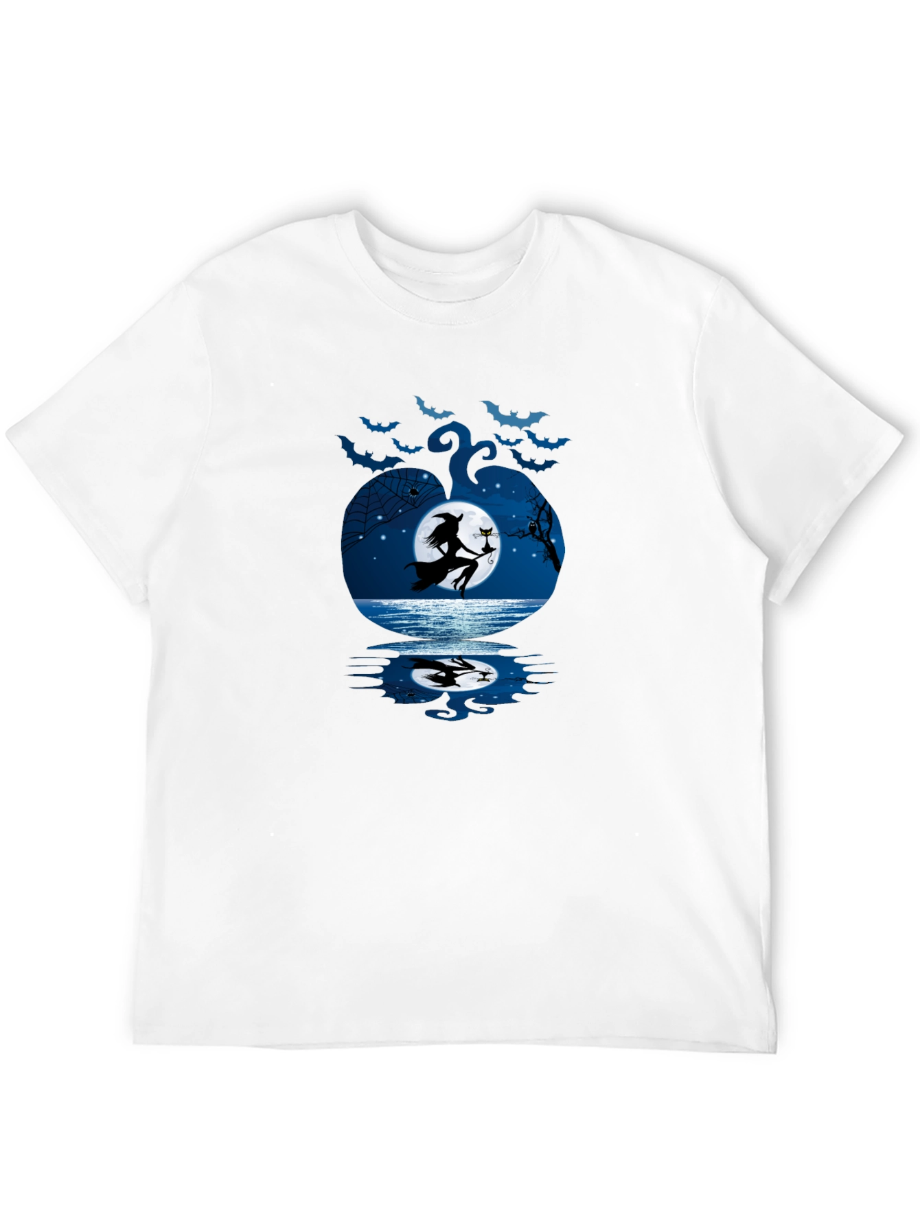 Halloween Witch & Cat T-Shirt