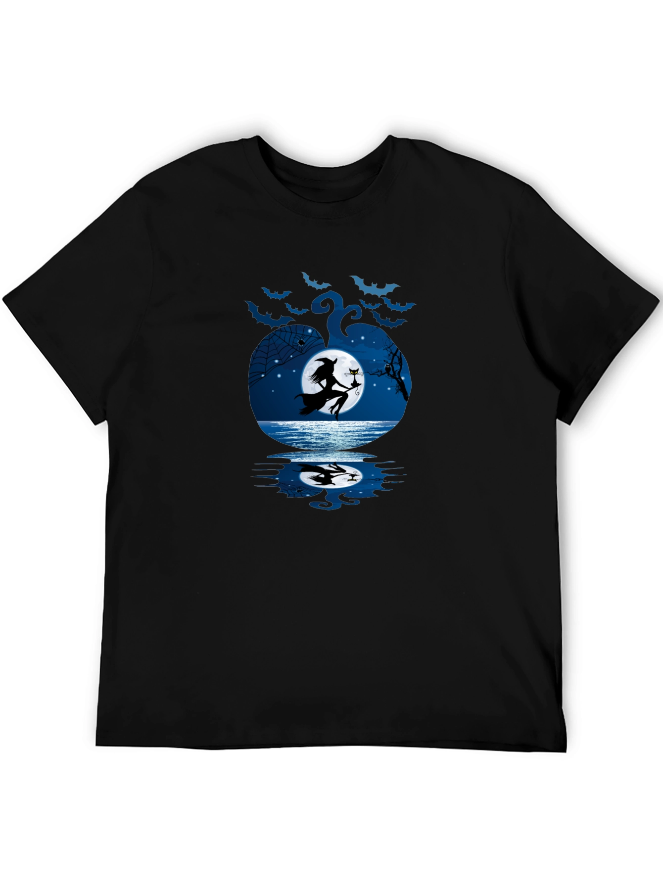 Halloween Witch & Cat T-Shirt