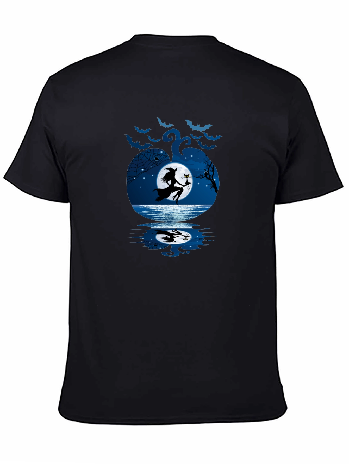 Halloween Witch & Cat T-Shirt