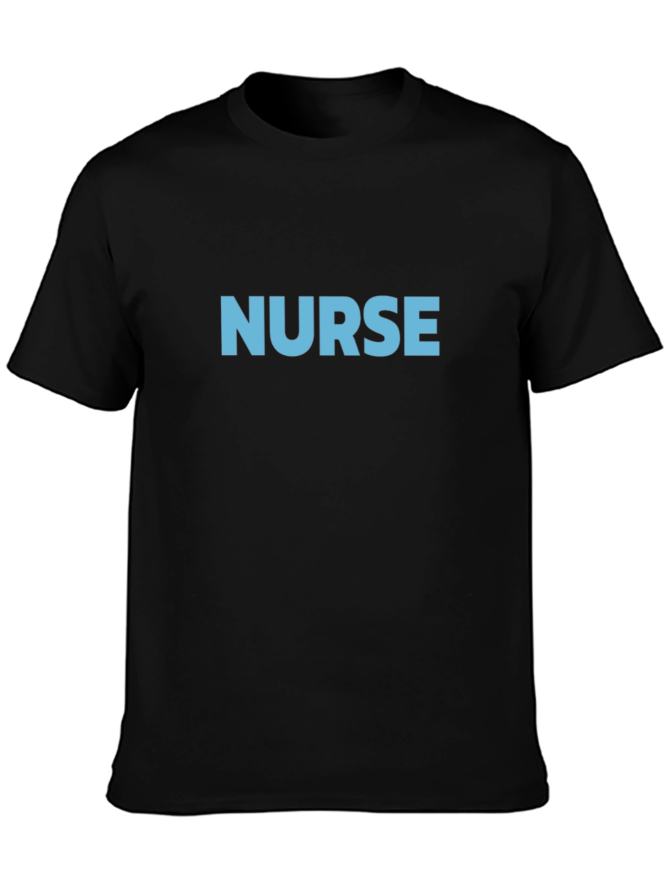 Nurse T-Shirt - Black Crew Neck Tee