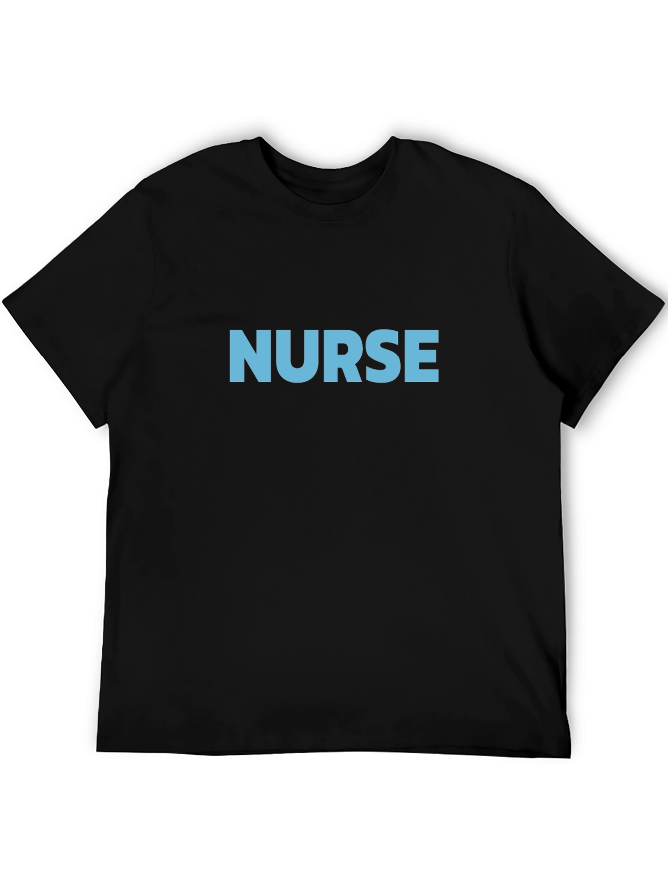 Nurse T-Shirt - Black Crew Neck Tee