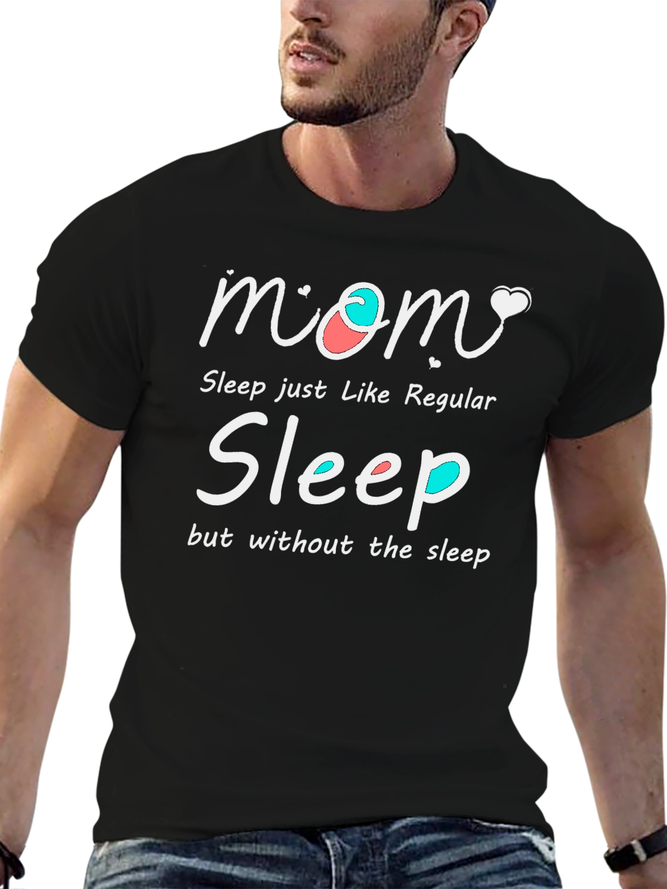 Mom Sleep Funny Graphic T-Shirt