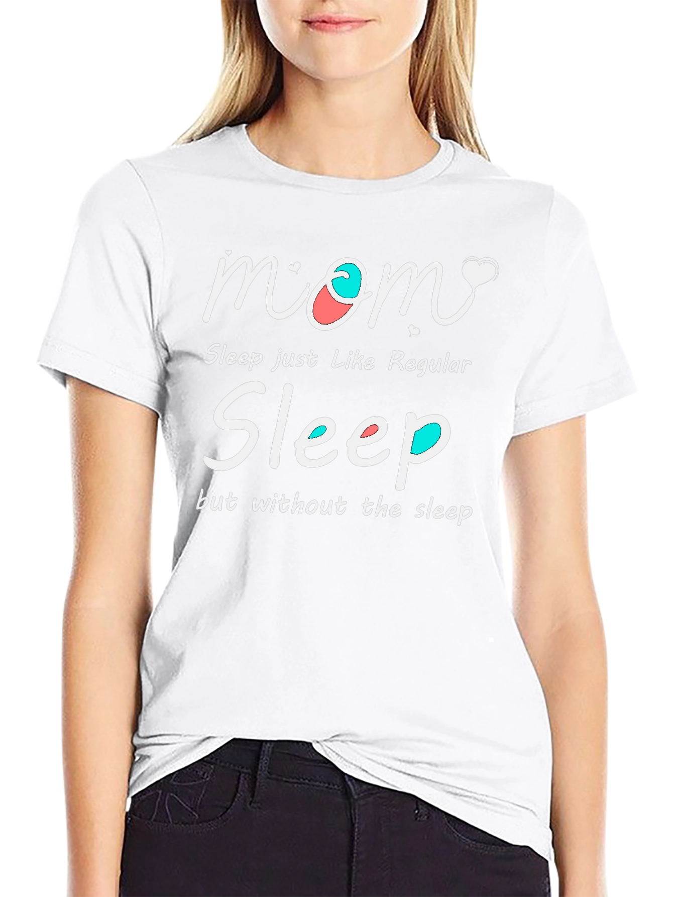 Mom Sleep Funny Graphic T-Shirt