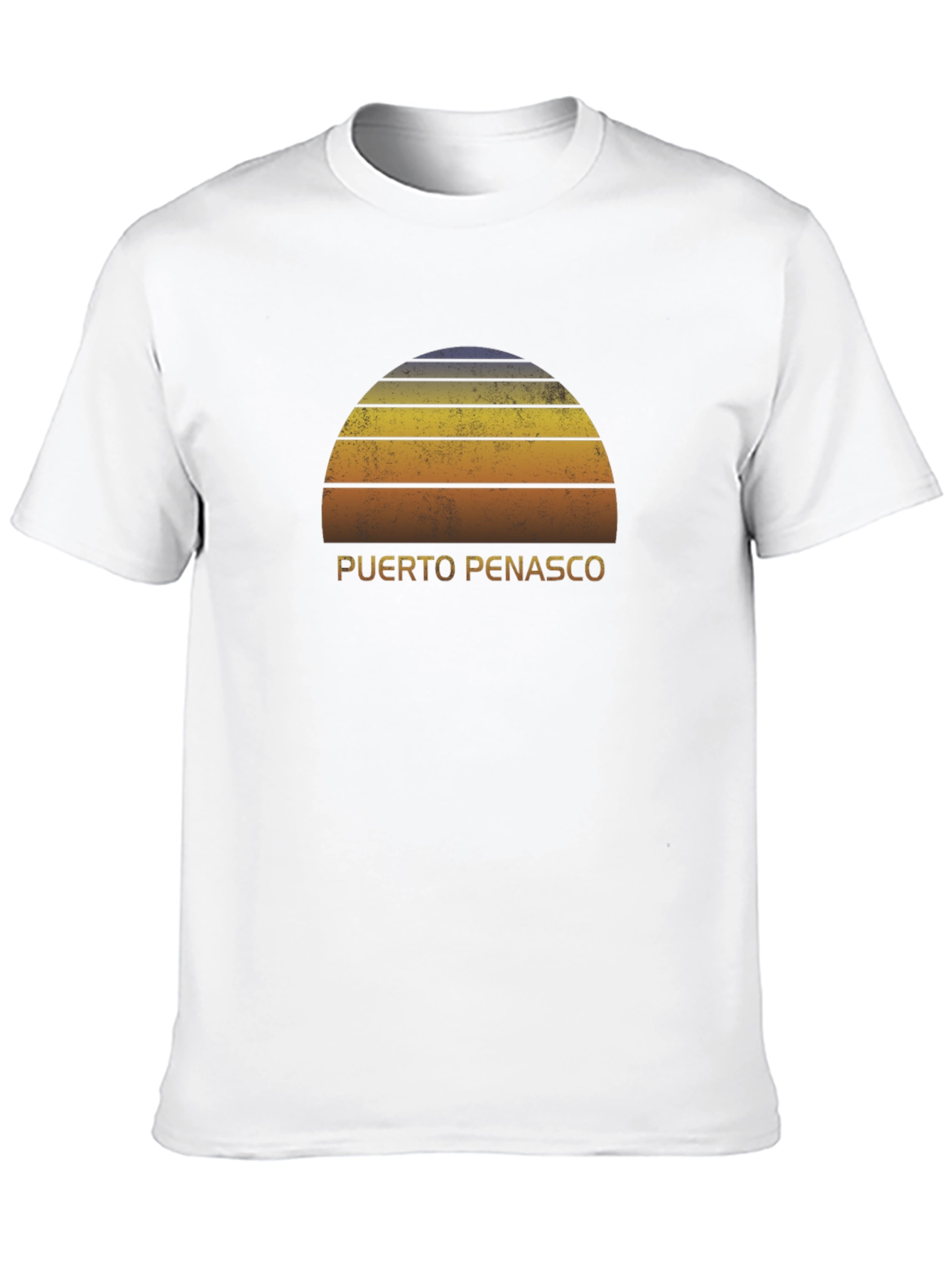 Puerto Penasco Retro Sunset Graphic T-Shirt