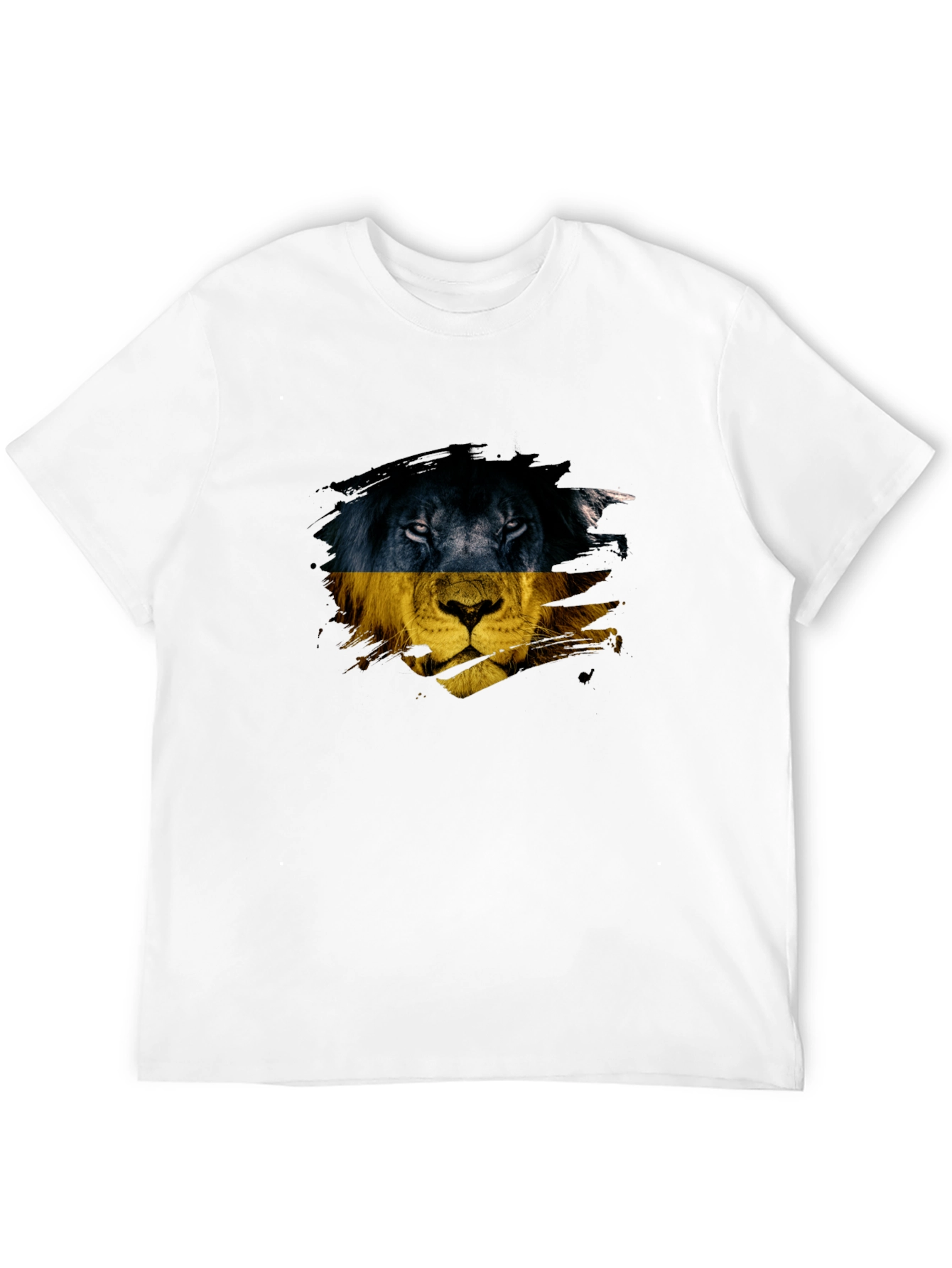 Lion Ukraine Flag T-Shirt