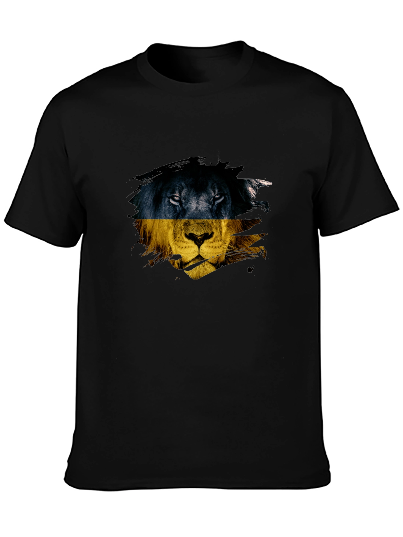 Lion Ukraine Flag T-Shirt