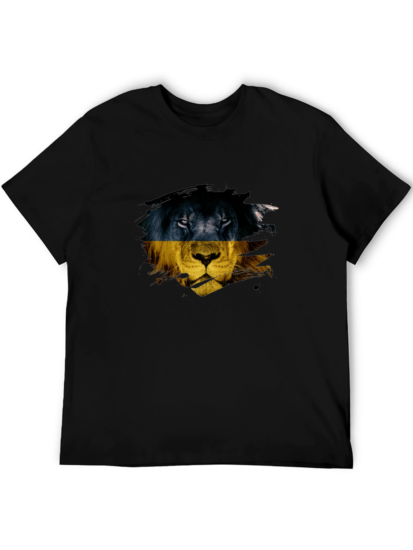 Lion Ukraine Flag T-Shirt