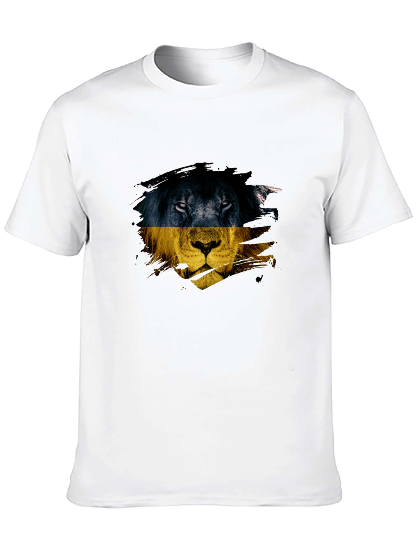 Lion Ukraine Flag T-Shirt