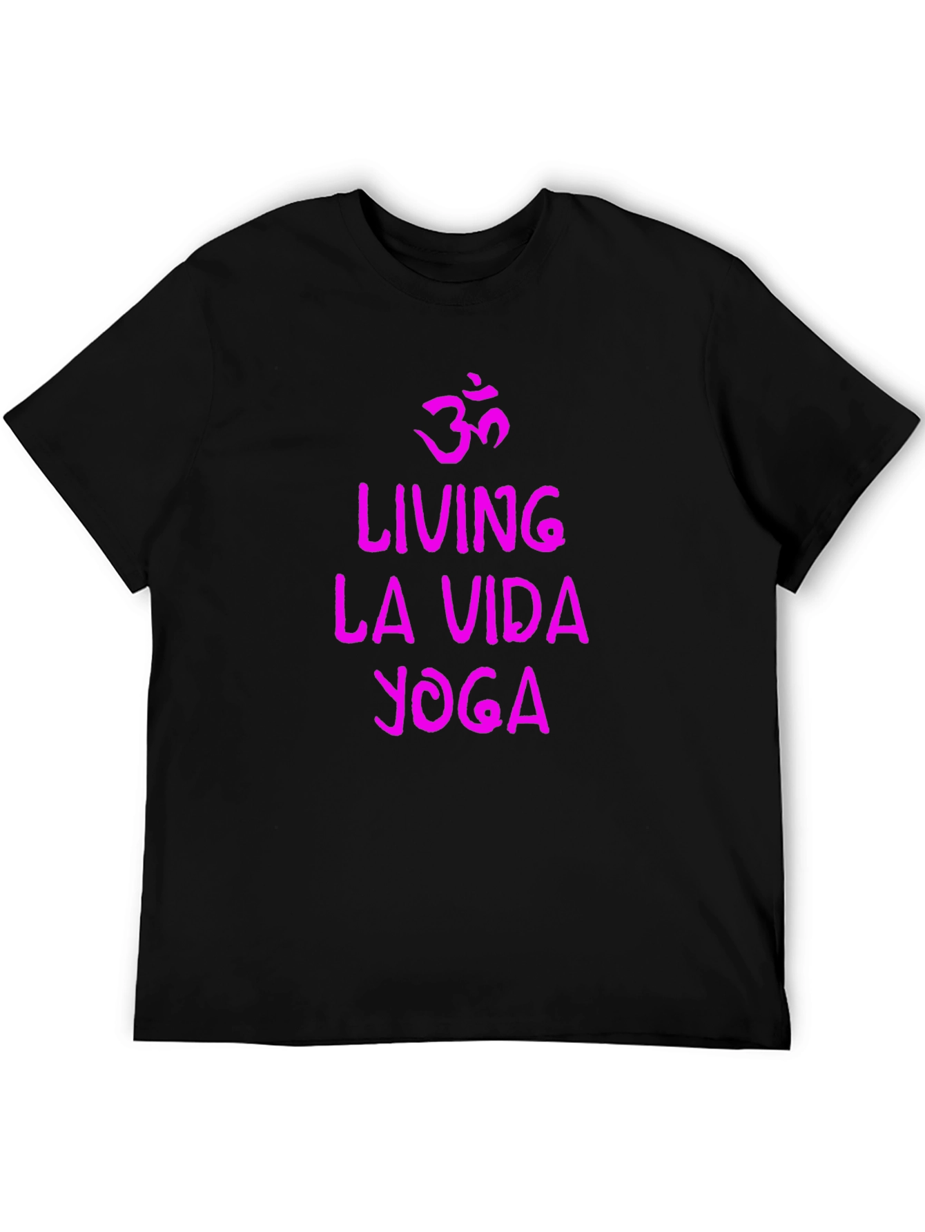 Living La Vida Yoga Black Graphic Tee