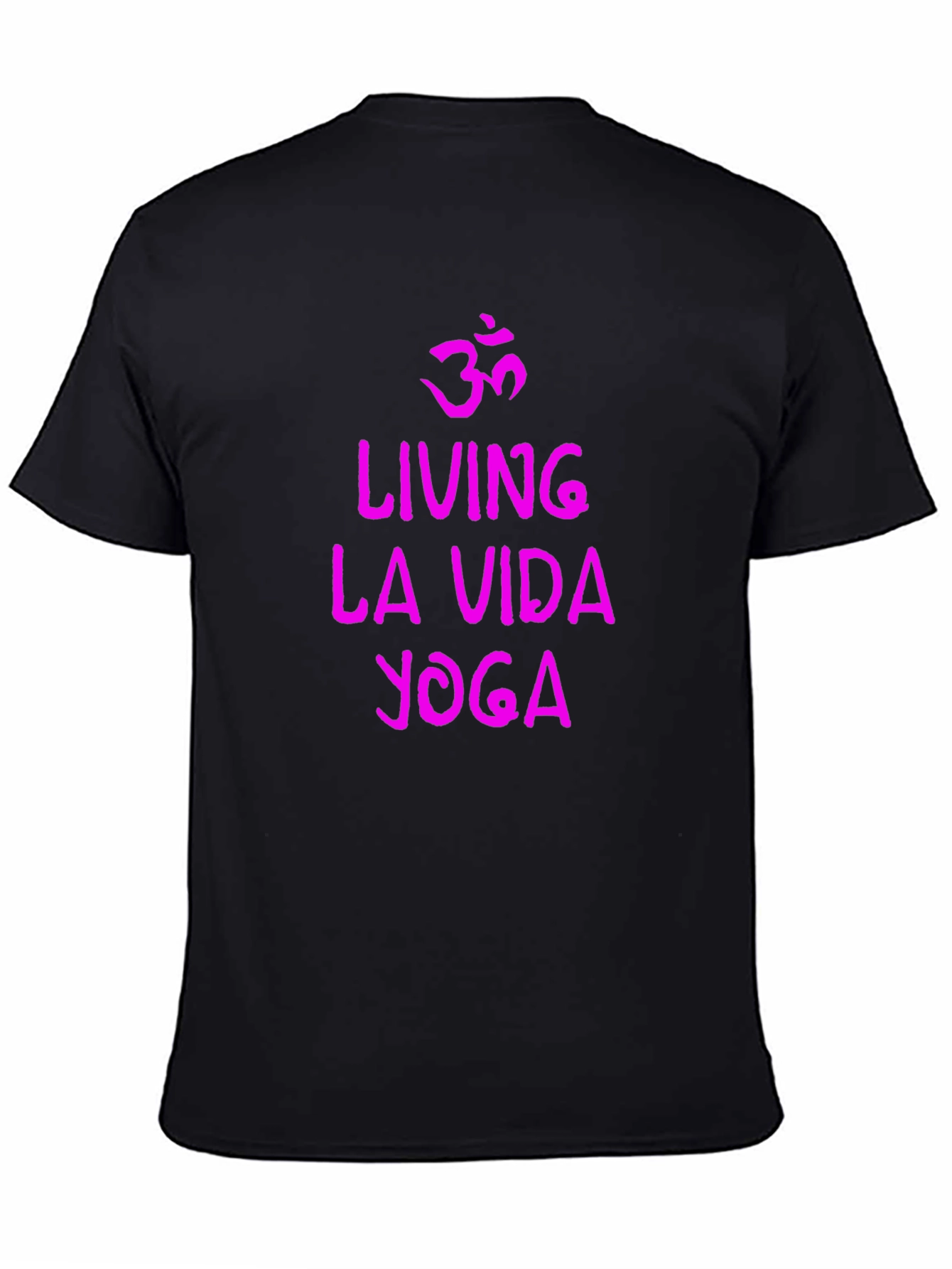 Living La Vida Yoga Black Graphic Tee