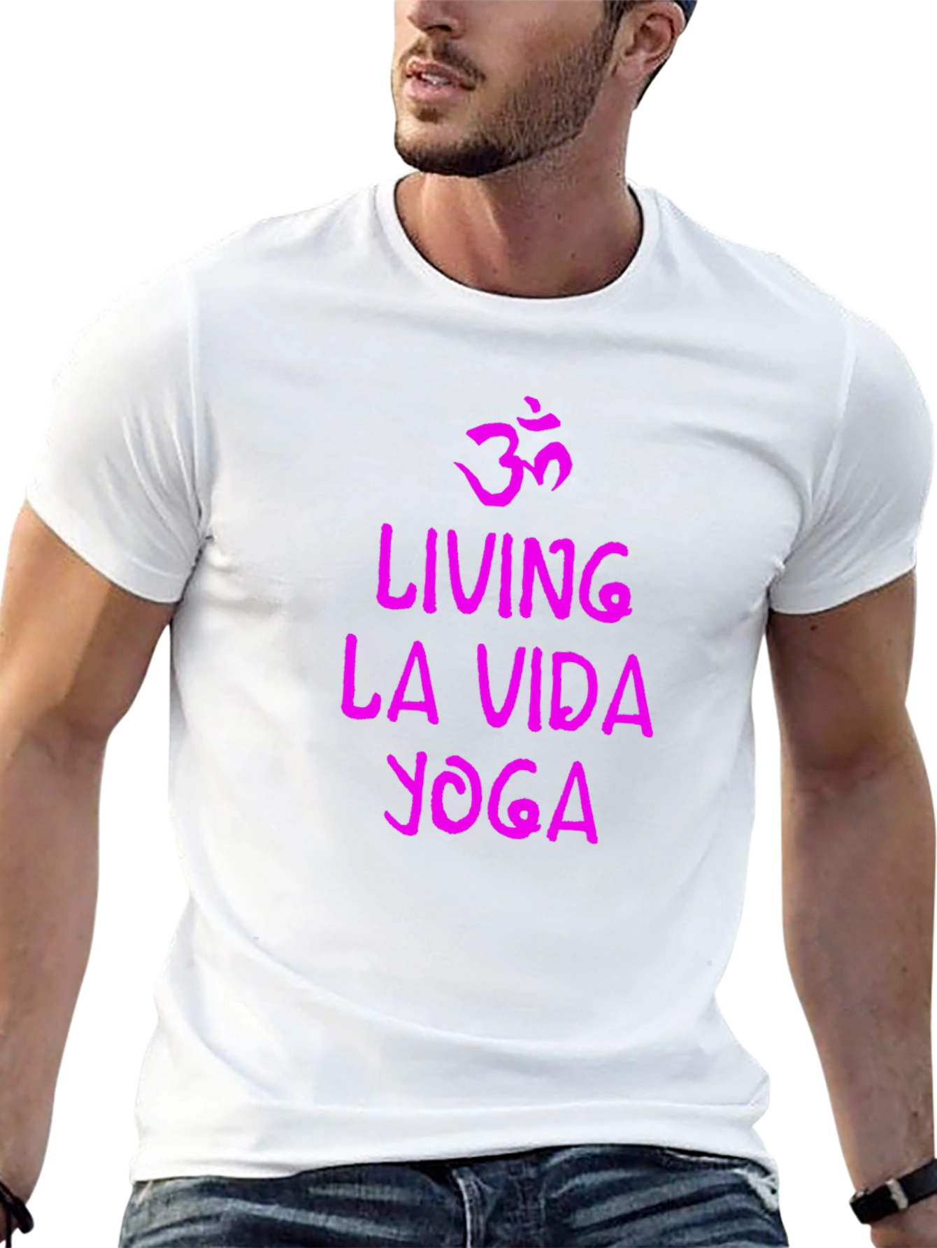 Living La Vida Yoga Black Graphic Tee