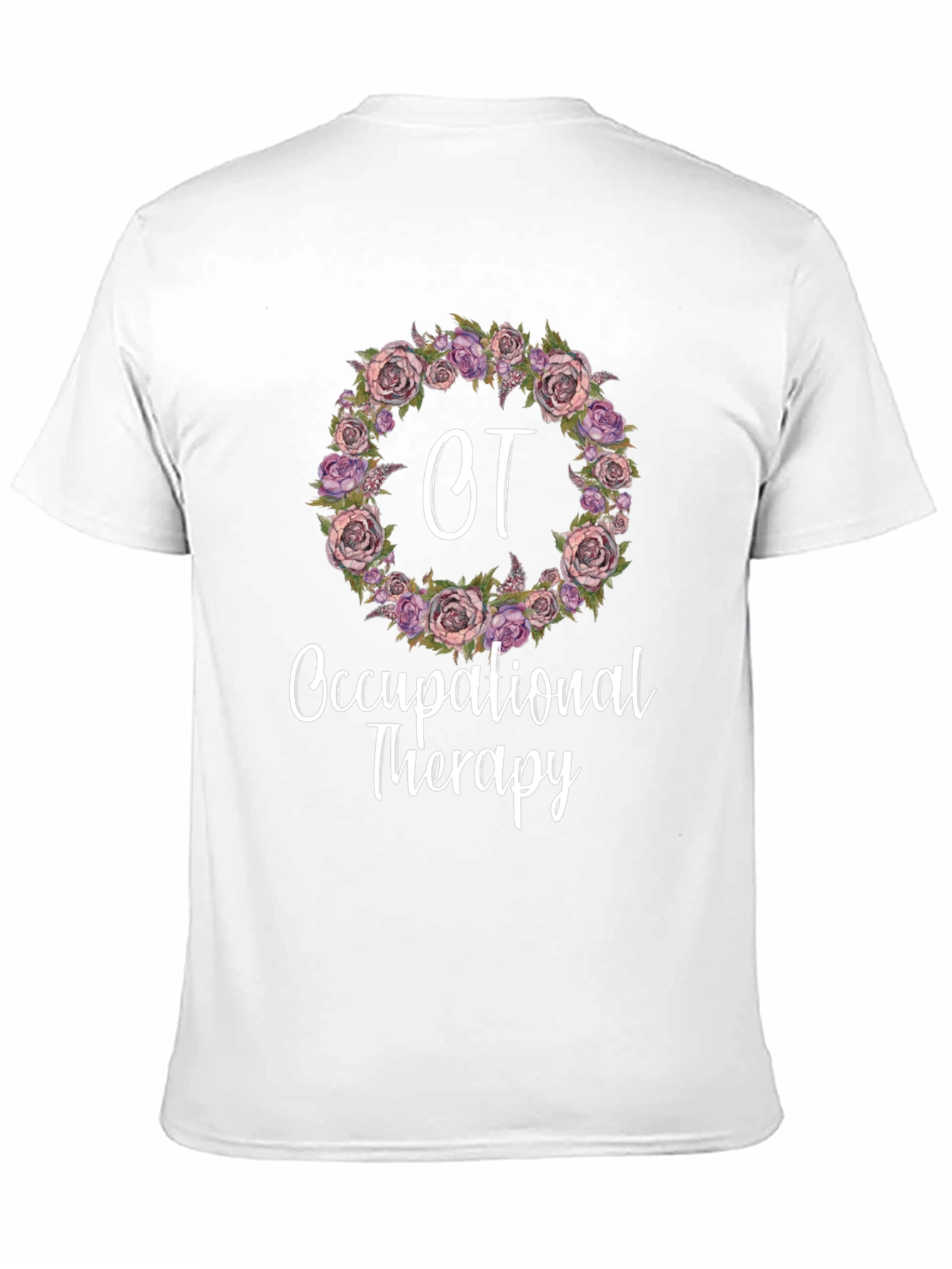 Occupational Therapy Floral Wreath T-Shirt