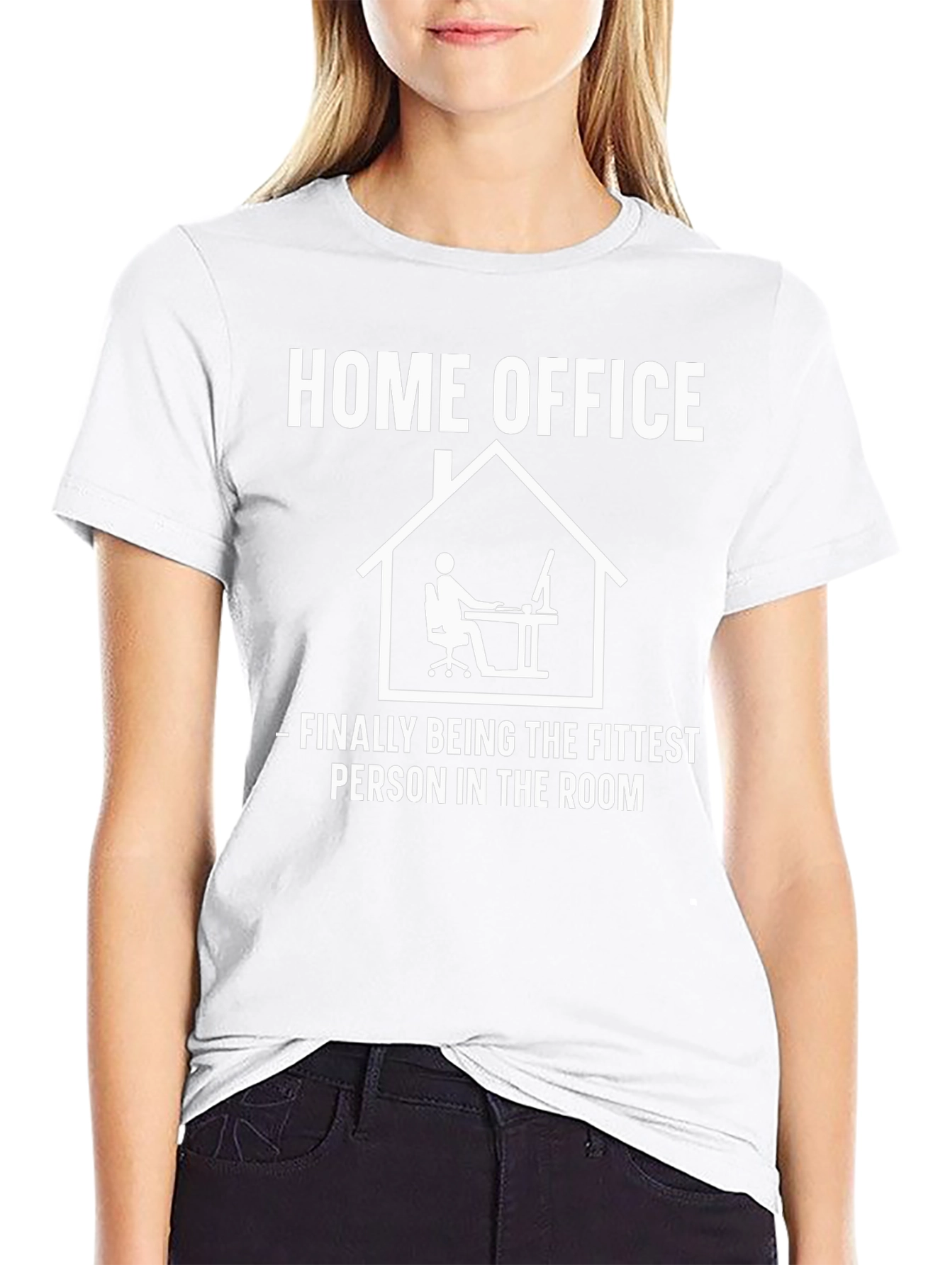 Home Office Fittest in the Room Graphic Tee