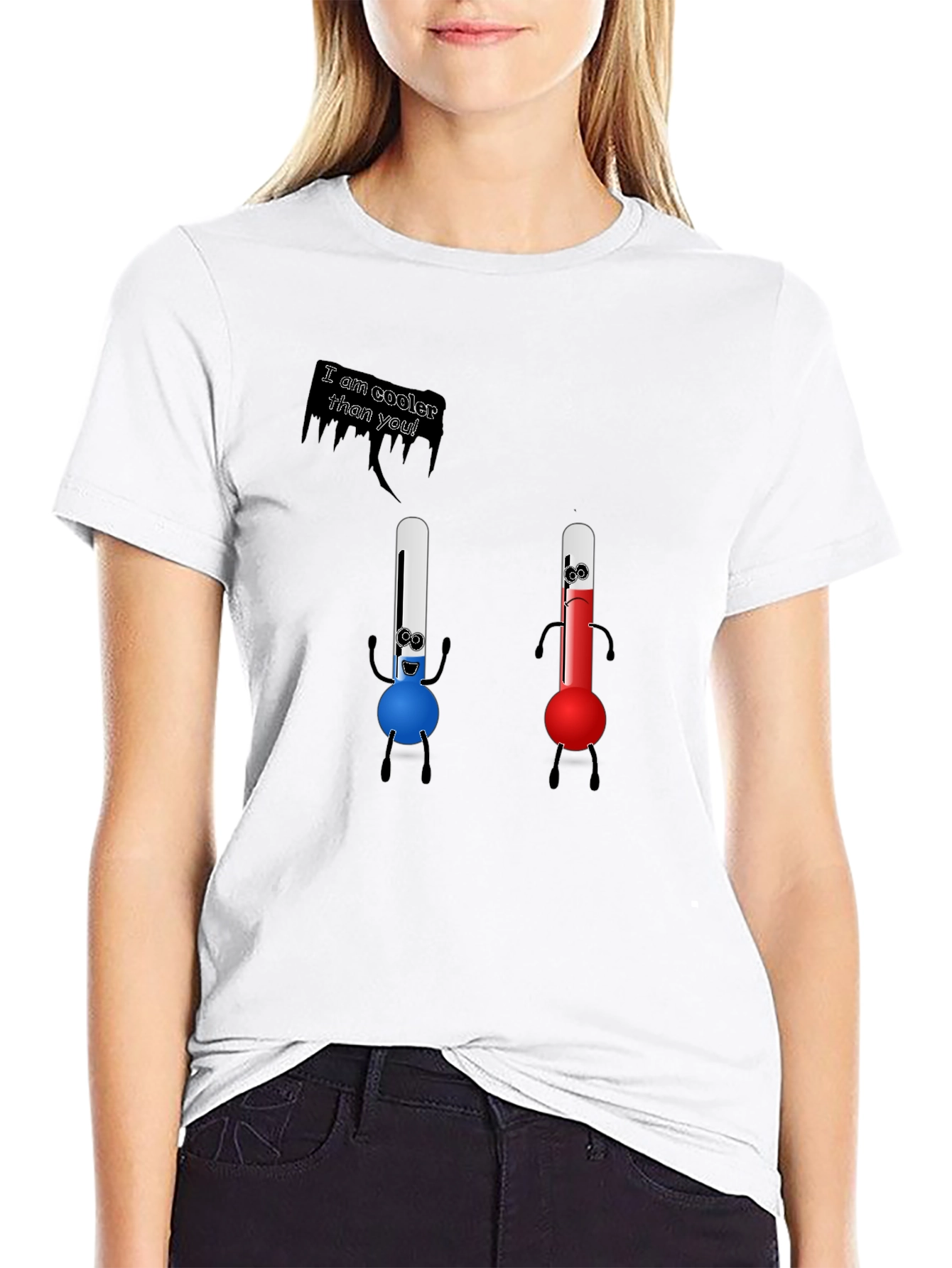 Cooler Than You T-Shirt - Funny Thermometer Tee