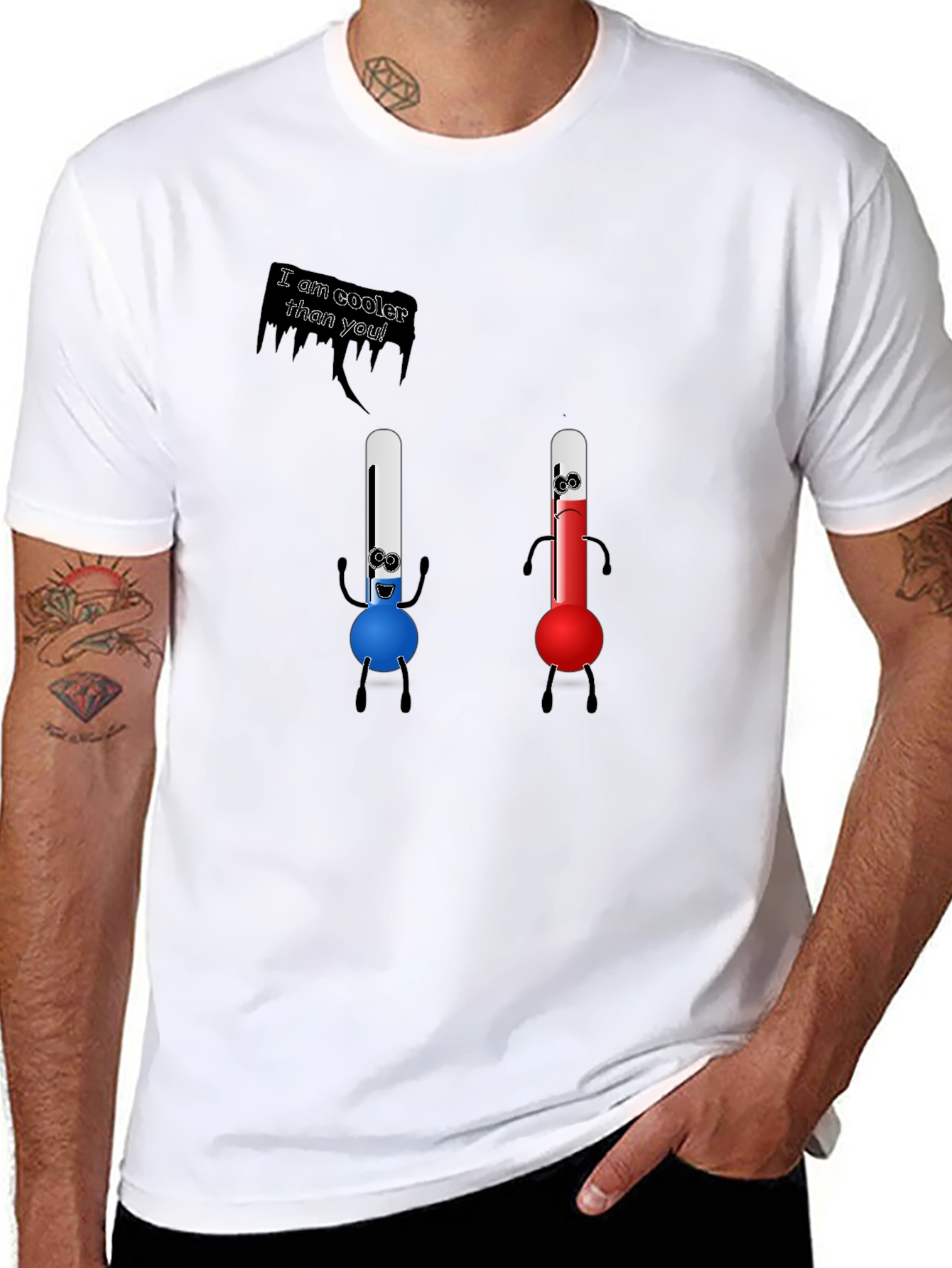 Cooler Than You T-Shirt - Funny Thermometer Tee