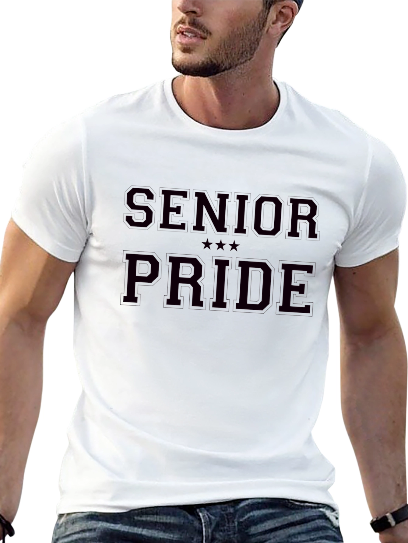 Senior Pride T-Shirt - Classic Varsity Style