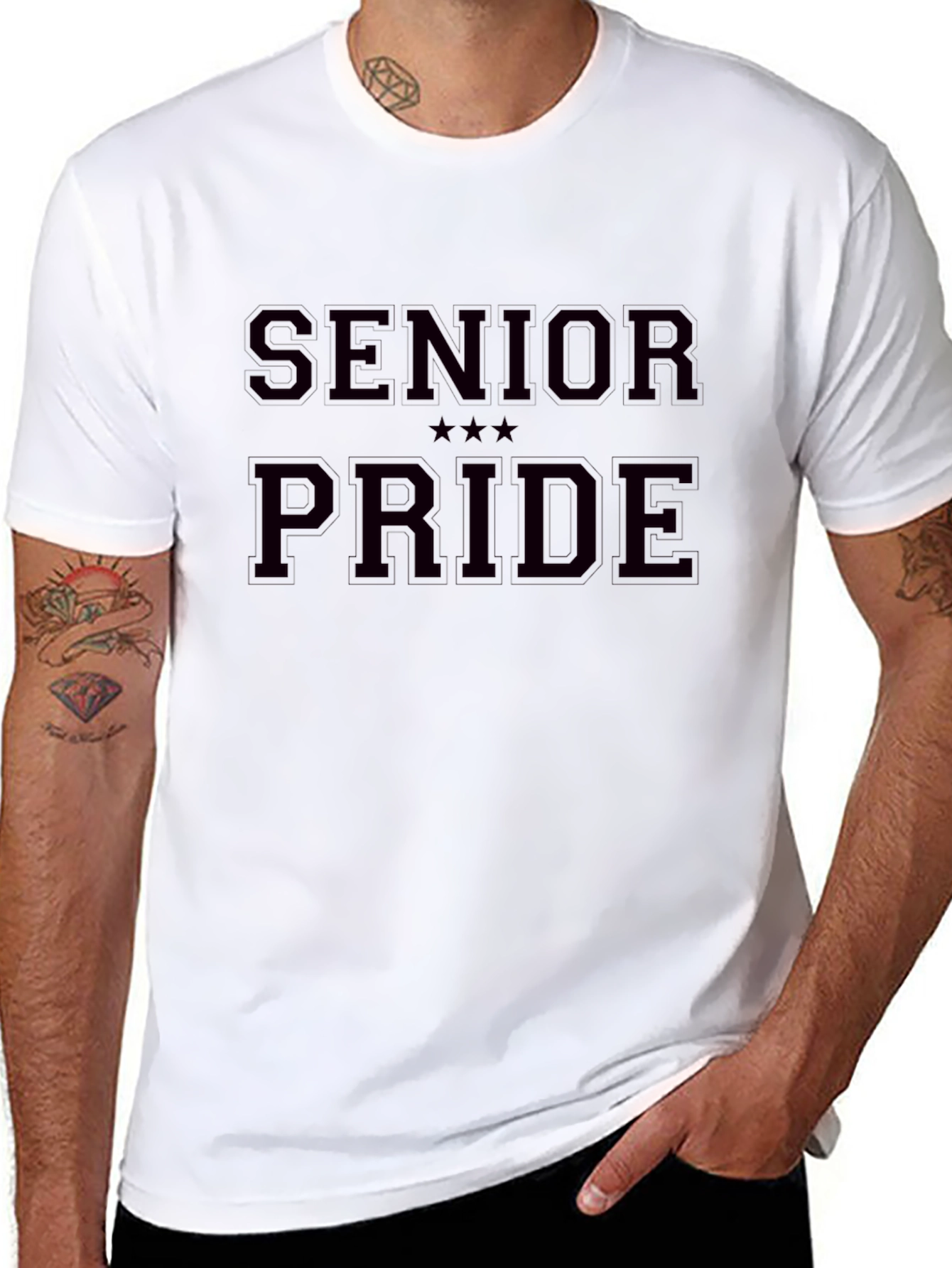 Senior Pride T-Shirt - Classic Varsity Style