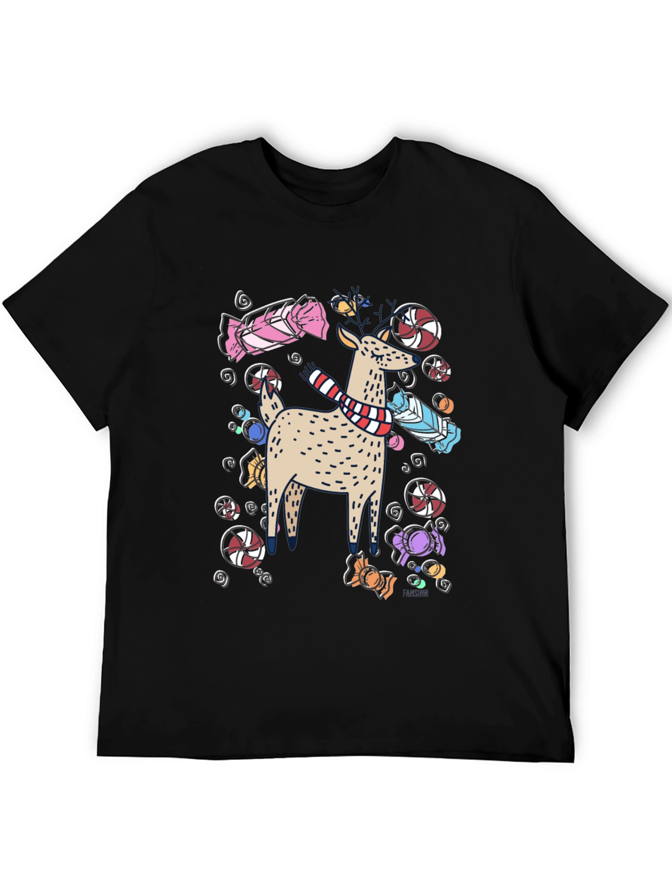 Festive Deer Graphic Tee