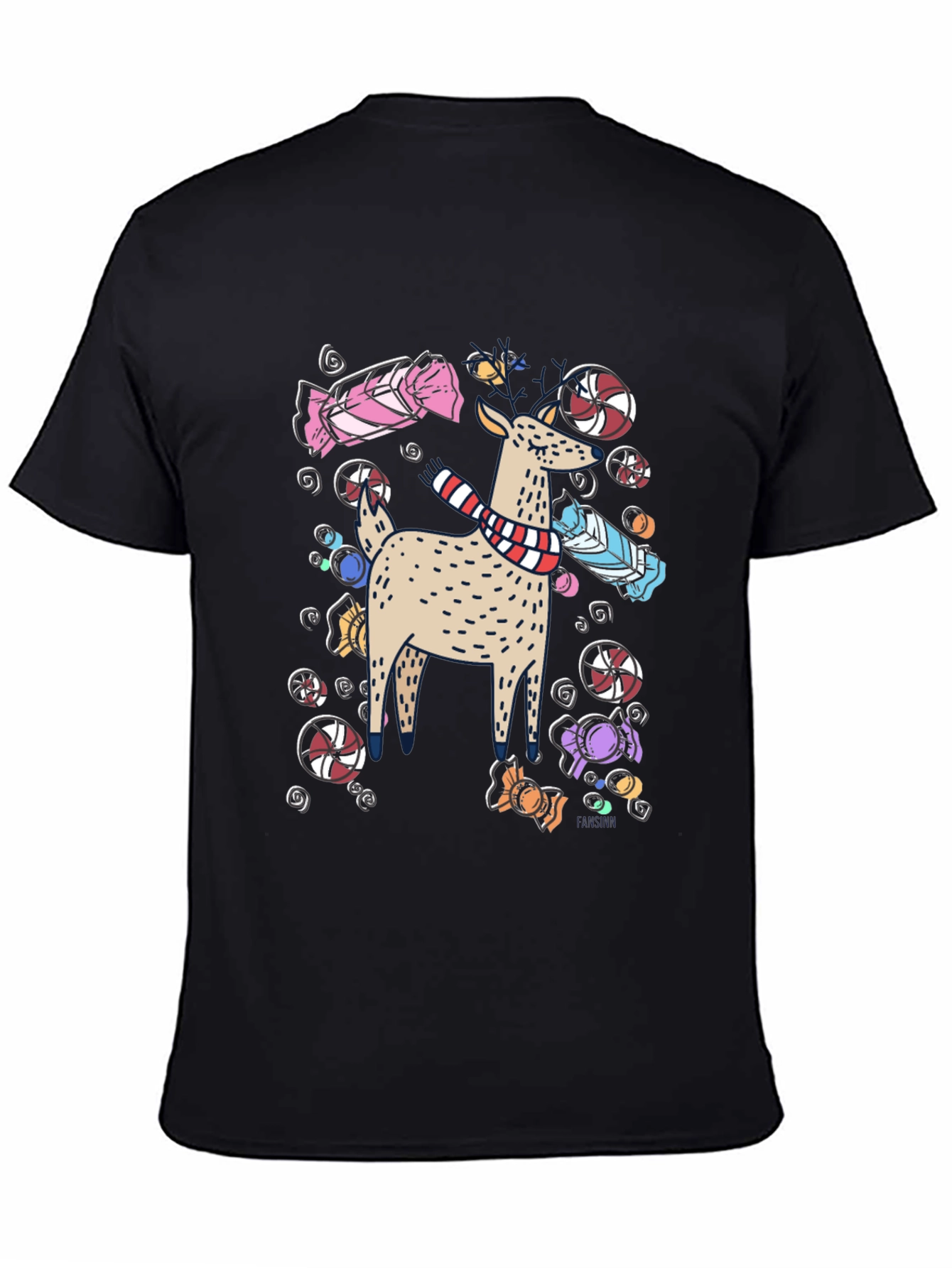 Festive Deer Graphic Tee