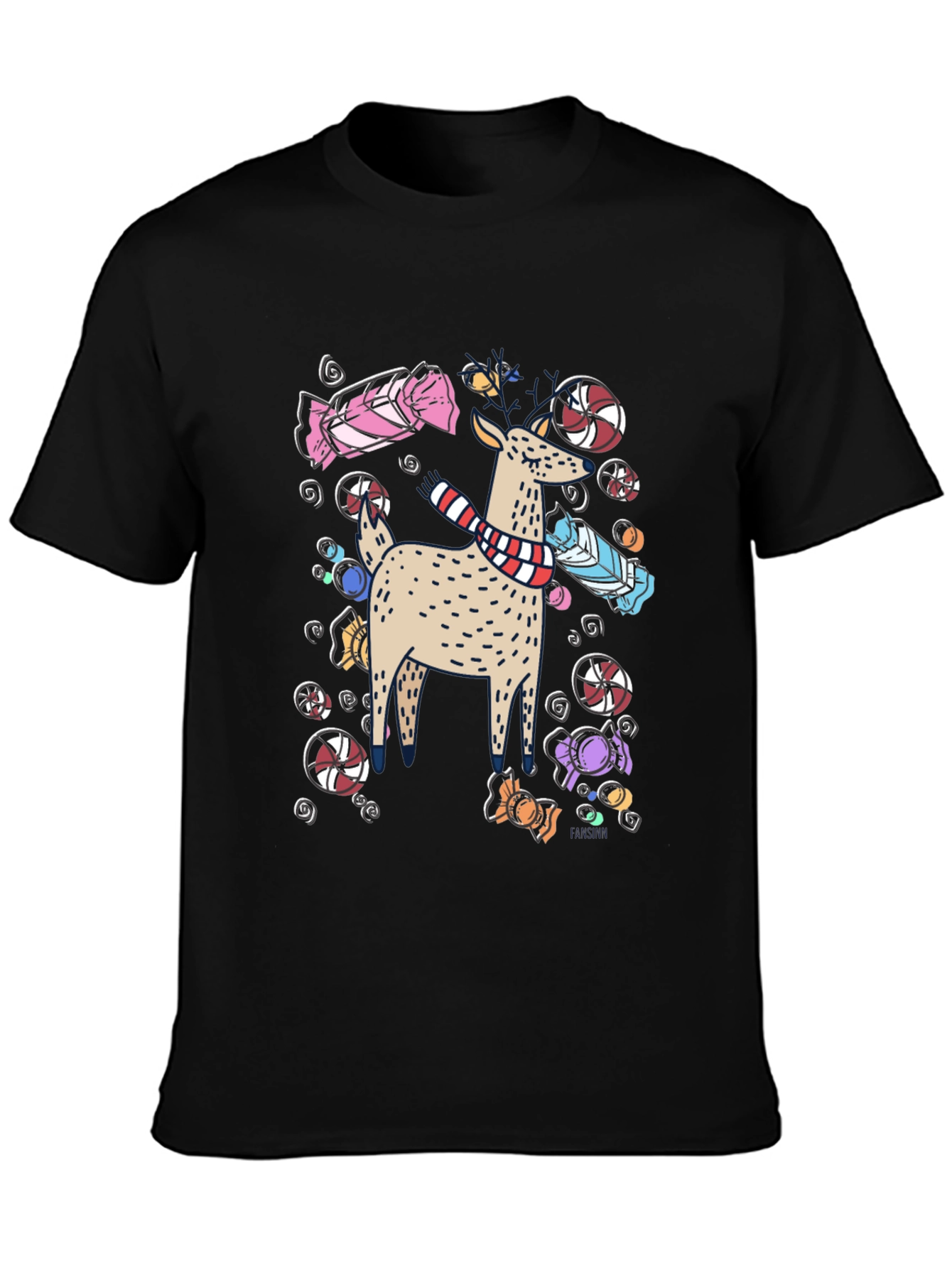Festive Deer Graphic Tee