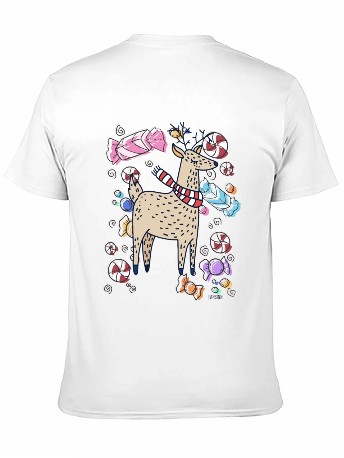 Festive Deer Graphic Tee