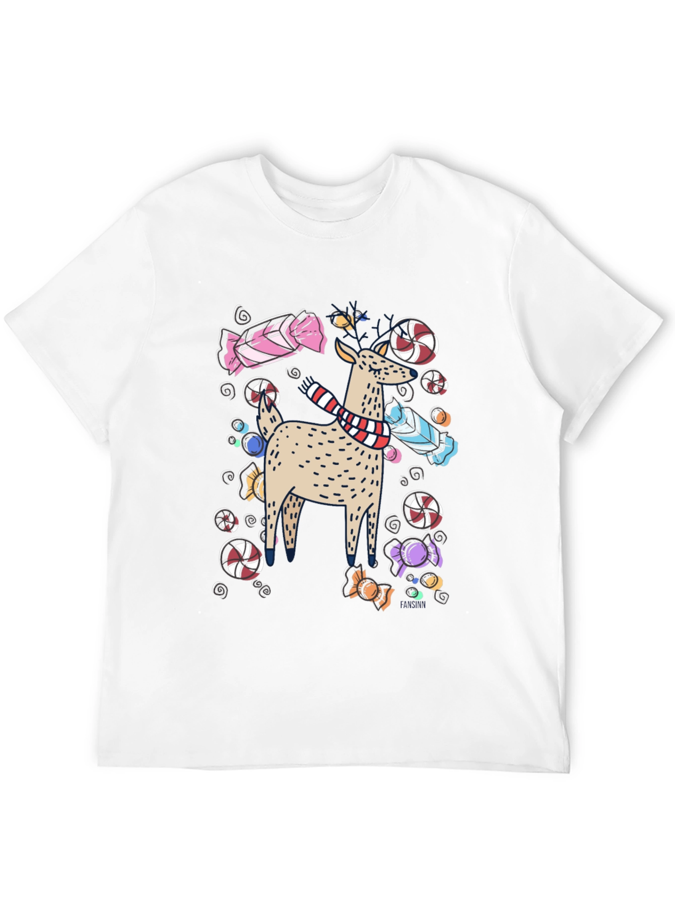 Festive Deer Graphic Tee