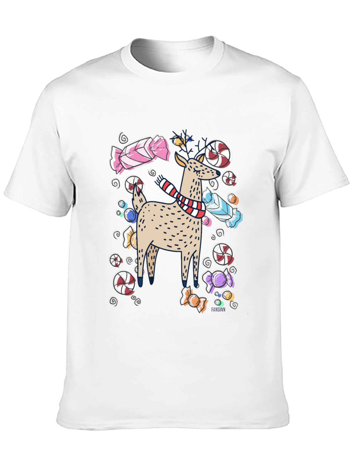 Festive Deer Graphic Tee