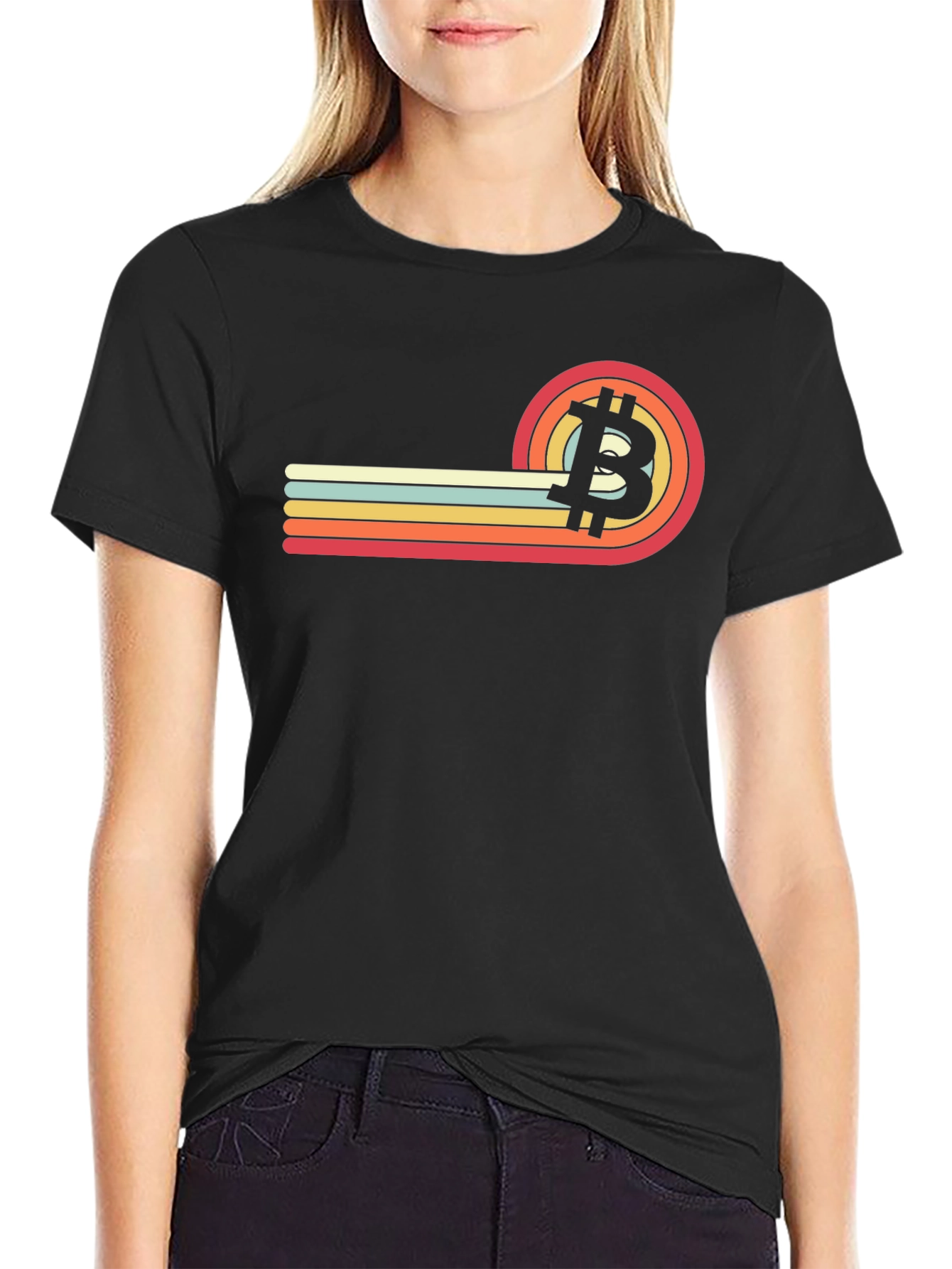 Retro Bitcoin (BTC) T-Shirt - Crypto Style