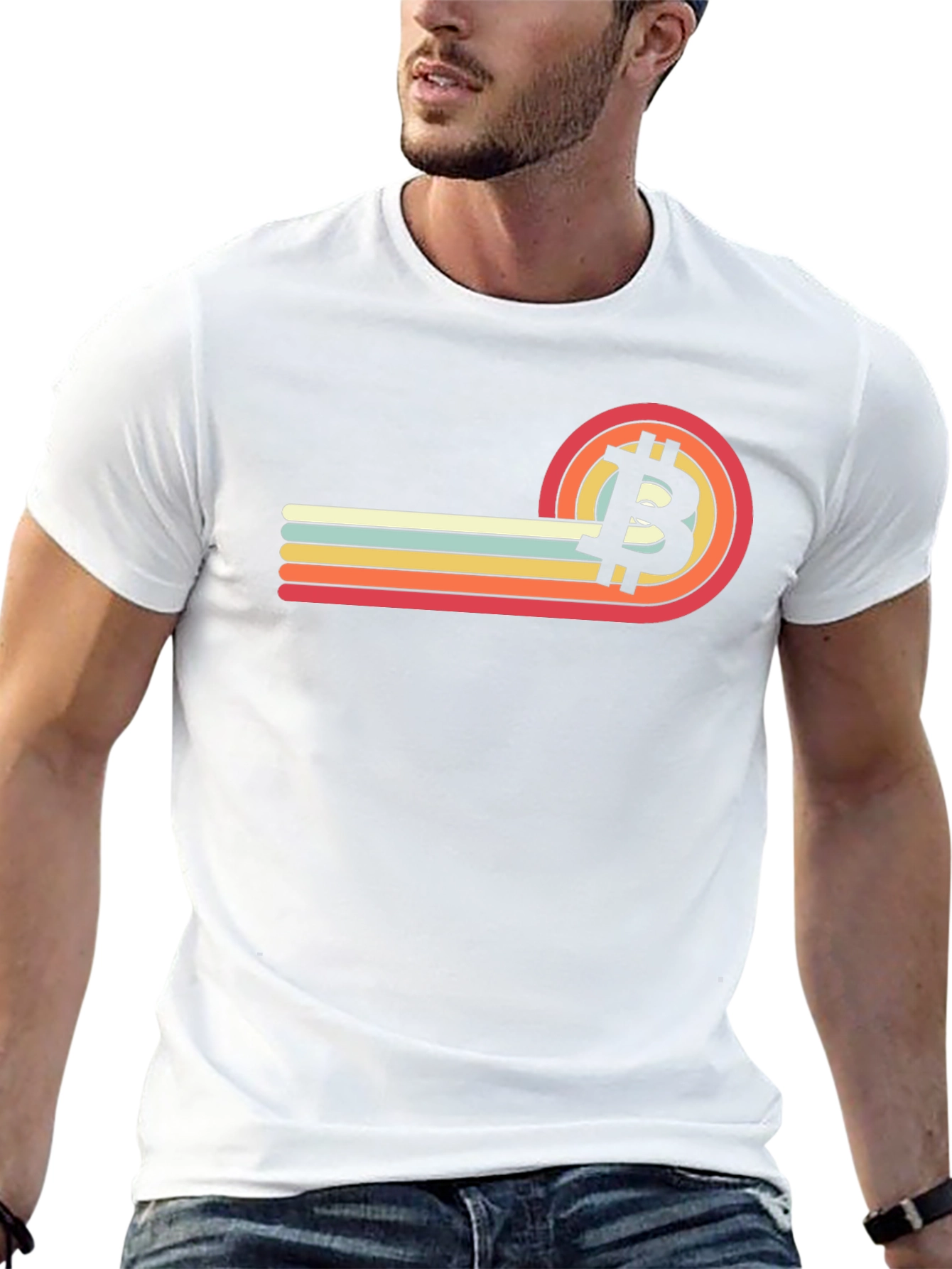 Retro Bitcoin (BTC) T-Shirt - Crypto Style