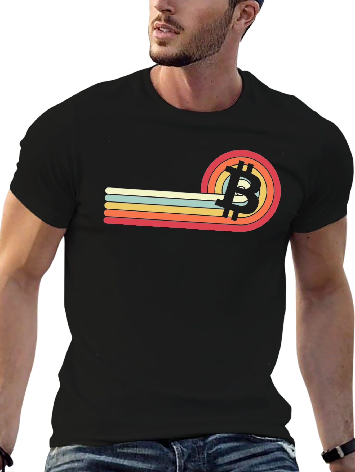 Retro Bitcoin (BTC) T-Shirt - Crypto Style
