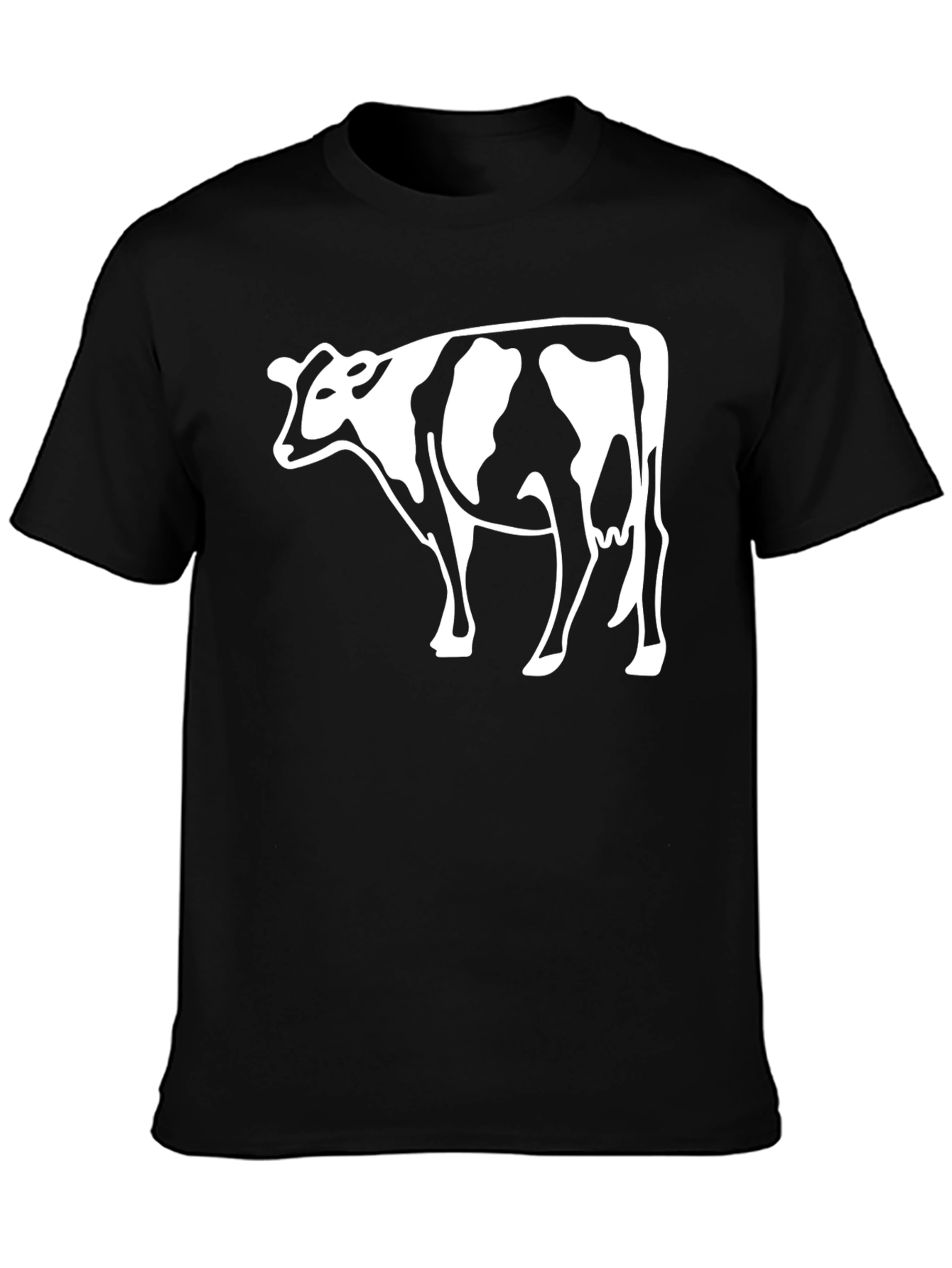 Black Cow Graphic Tee - Animal Lovers Delight