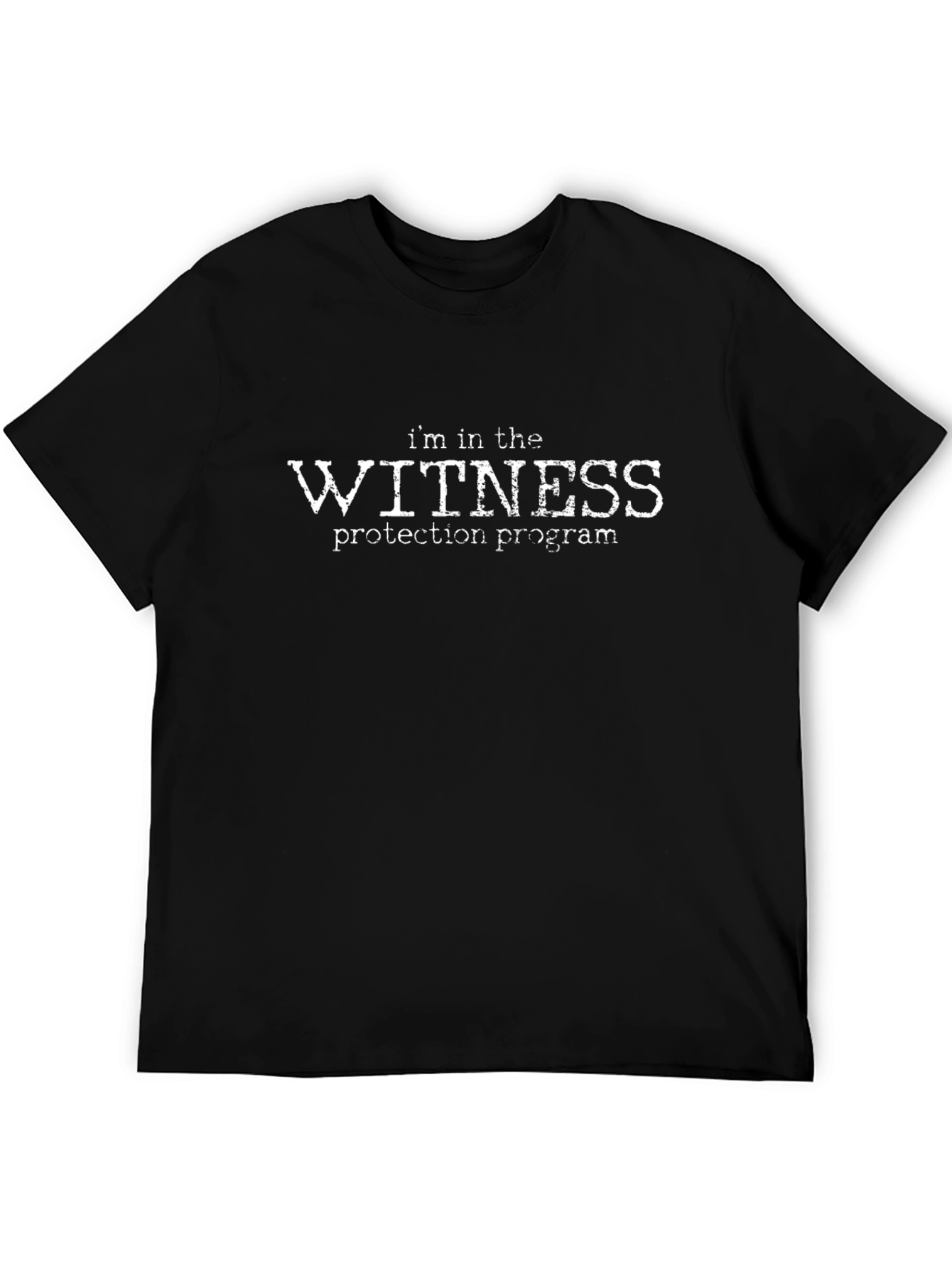 Witness Protection Program Graphic T-Shirt
