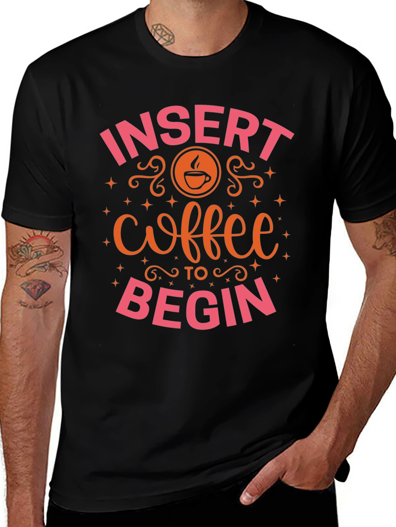 Insert Coffee to Begin T-Shirt