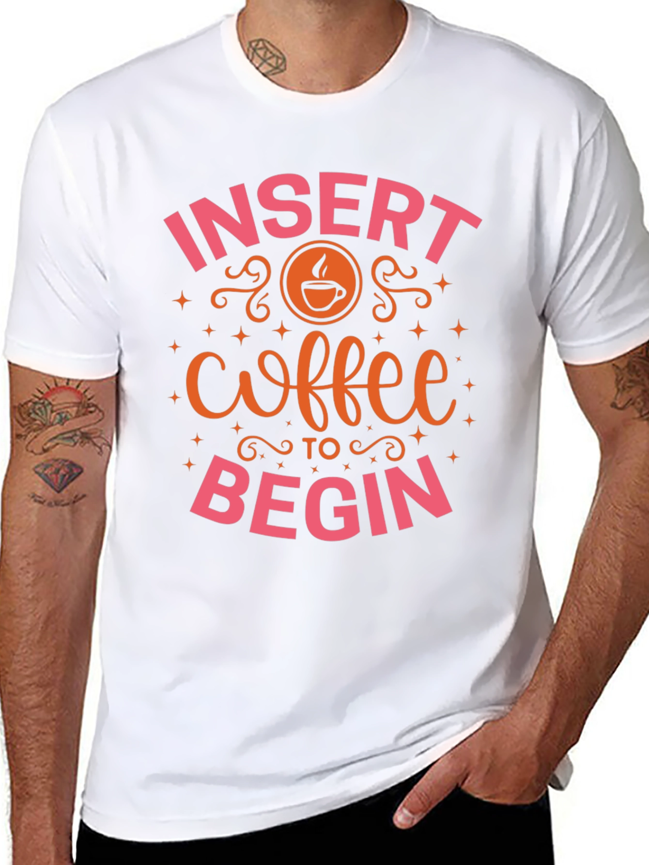 Insert Coffee to Begin T-Shirt