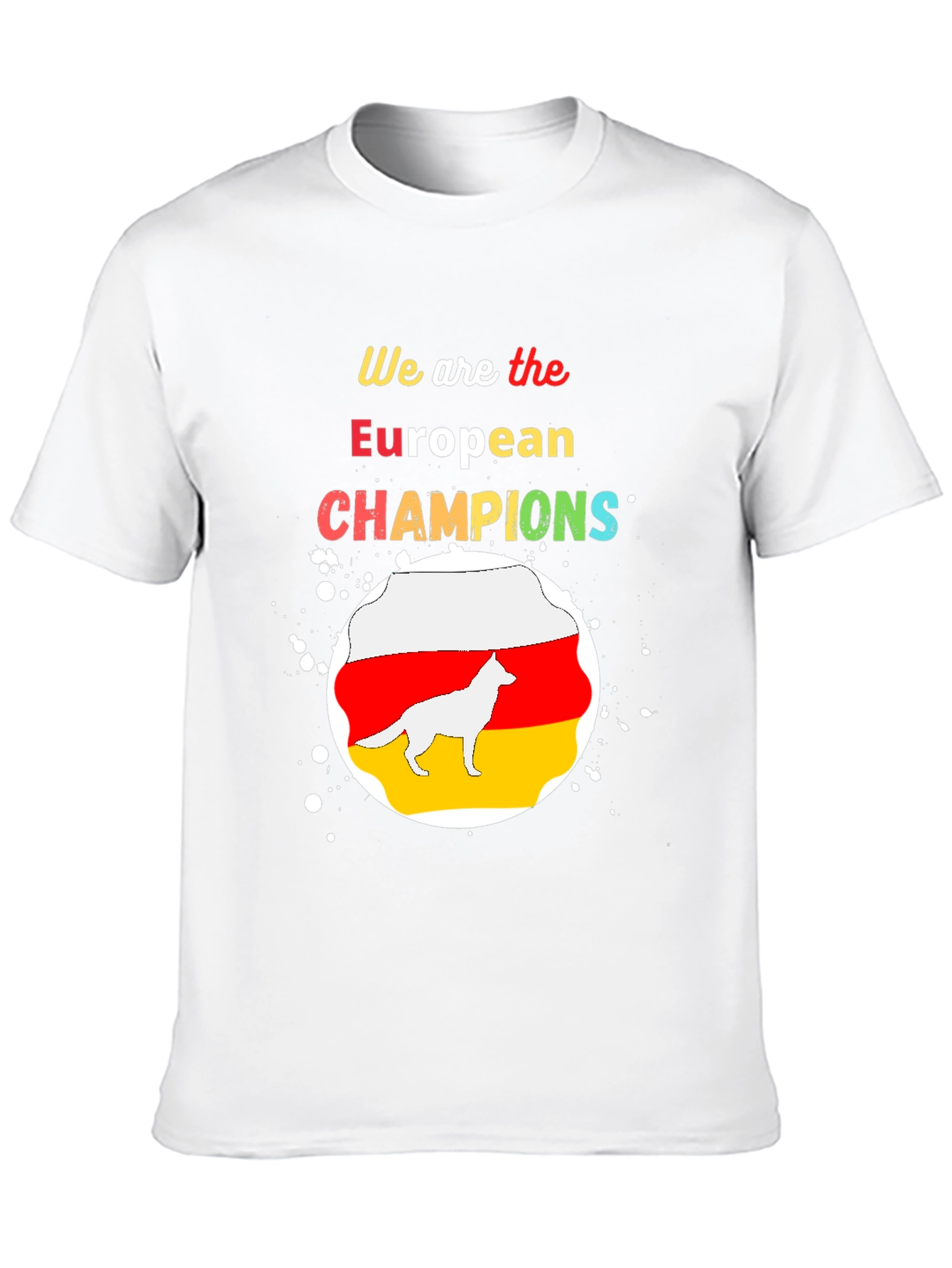 European Champions T-Shirt German Shepherd Graphic Tee