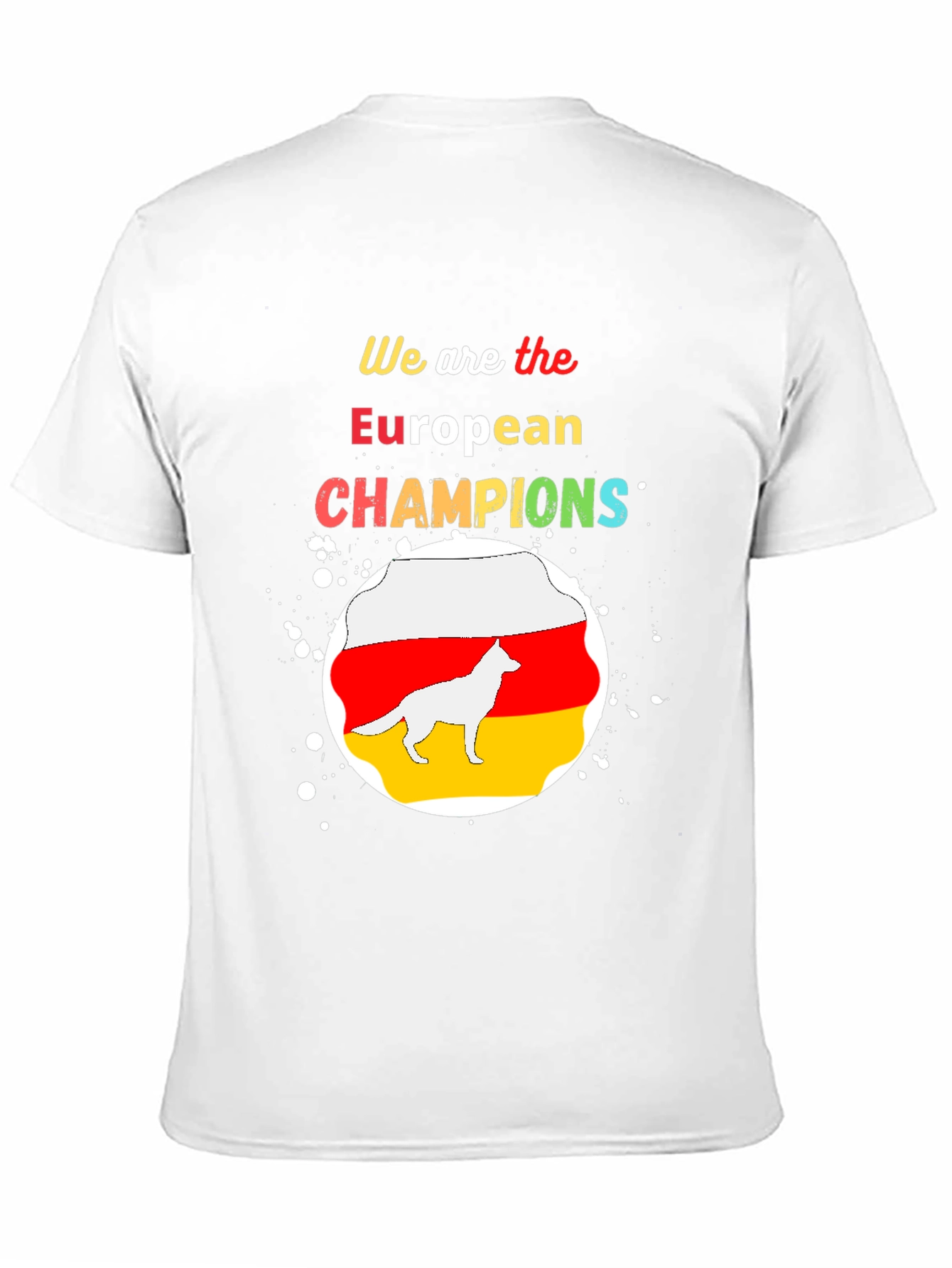 European Champions T-Shirt German Shepherd Graphic Tee