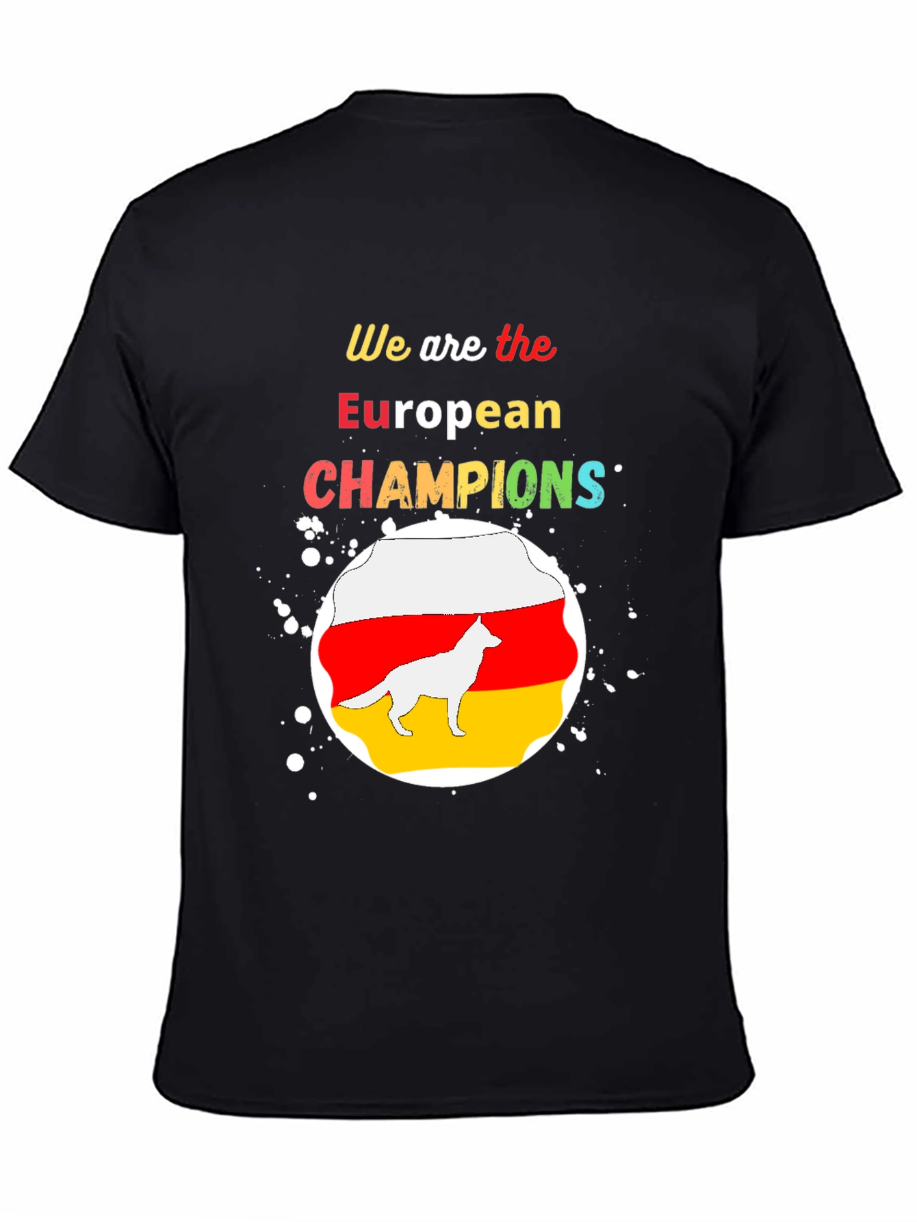 European Champions T-Shirt German Shepherd Graphic Tee