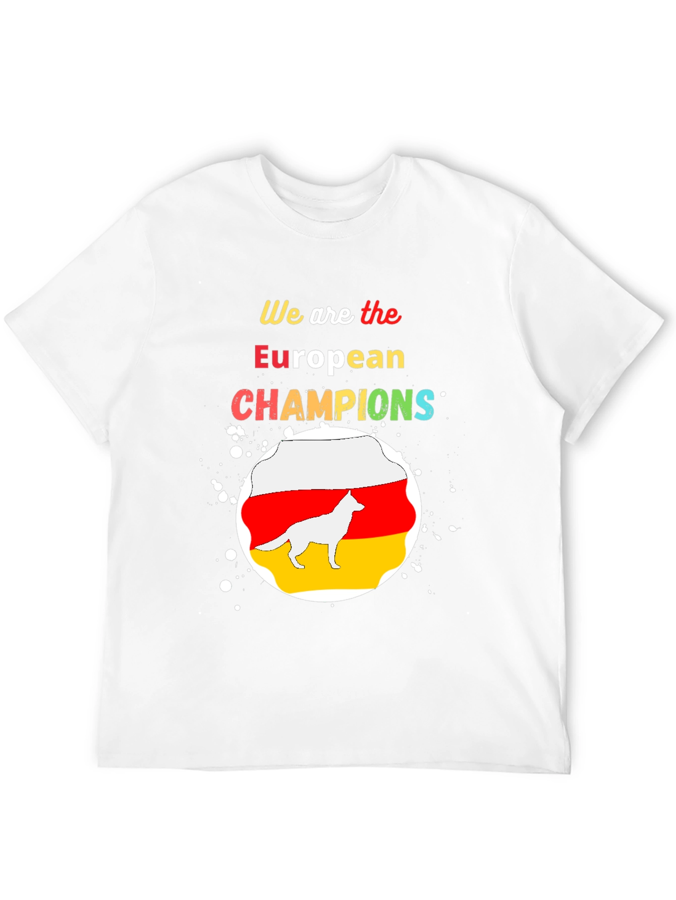 European Champions T-Shirt German Shepherd Graphic Tee